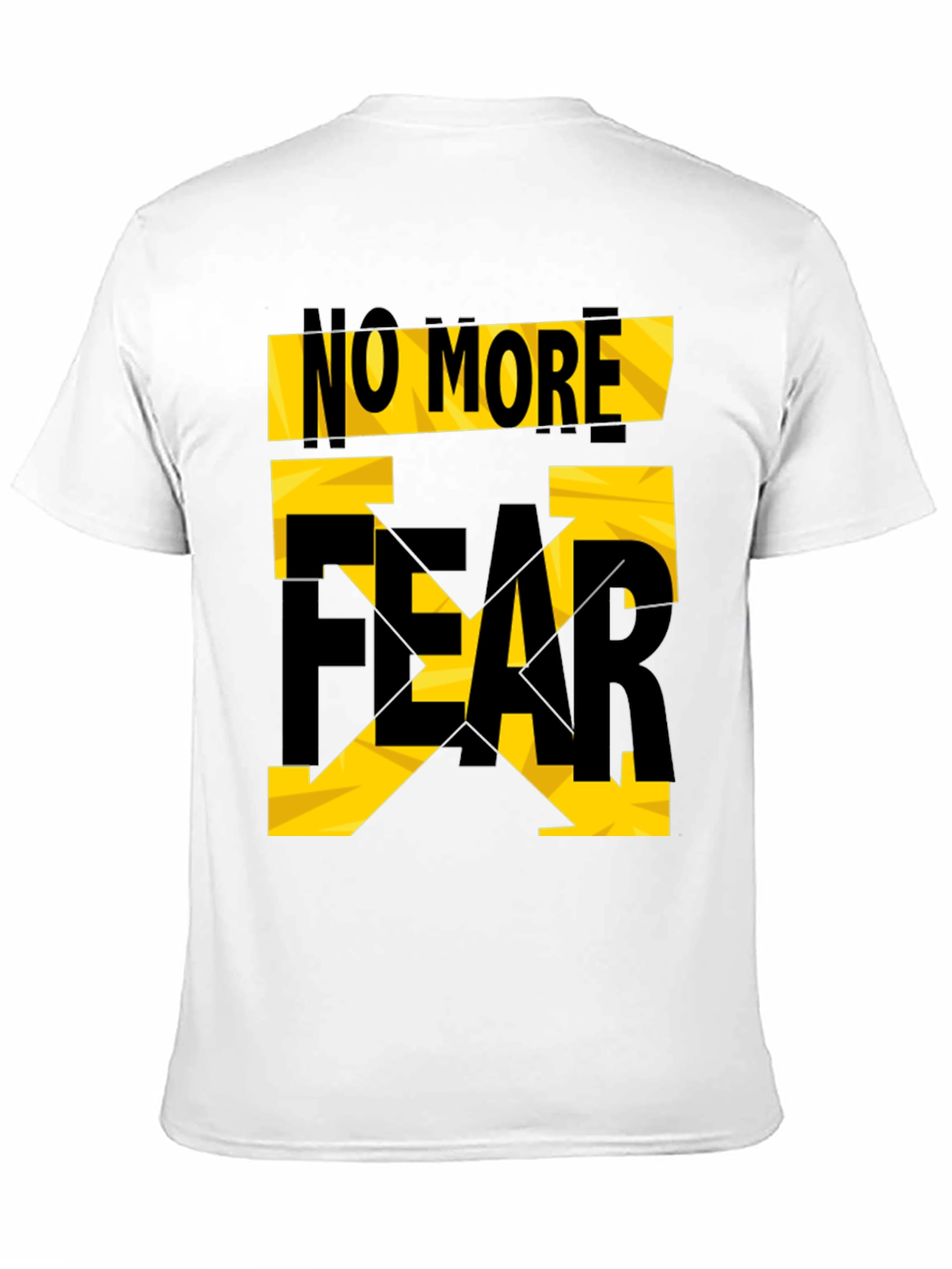 No More Fear Graphic T-Shirt - Black