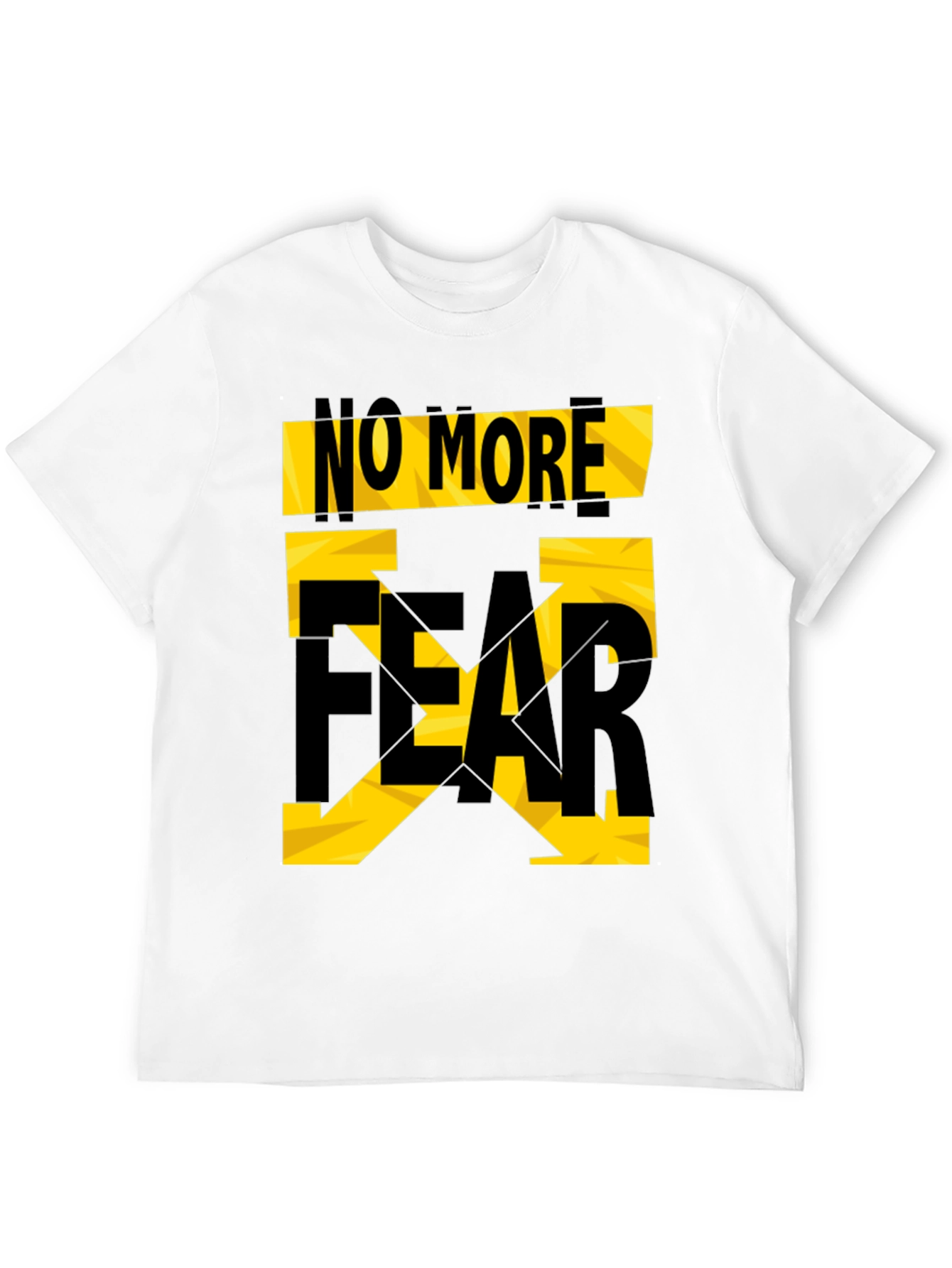 No More Fear Graphic T-Shirt - Black