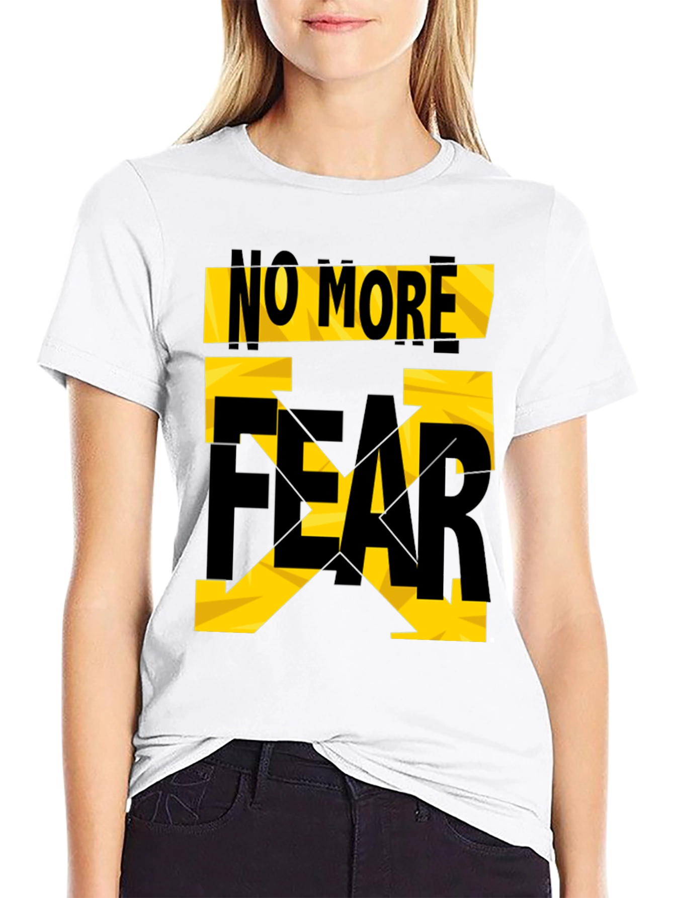No More Fear Graphic T-Shirt - Black