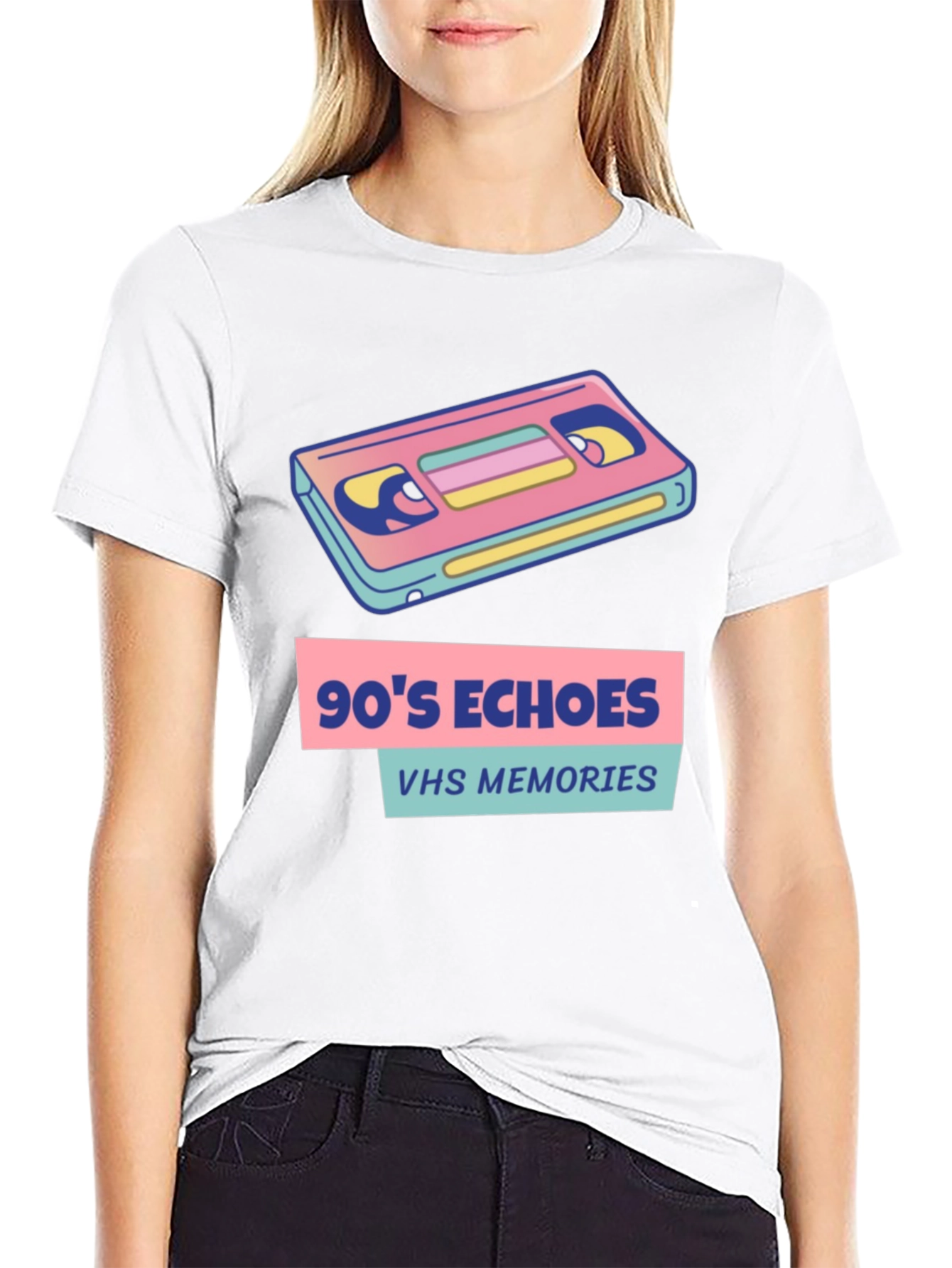90s Echoes VHS Memories Graphic Tee