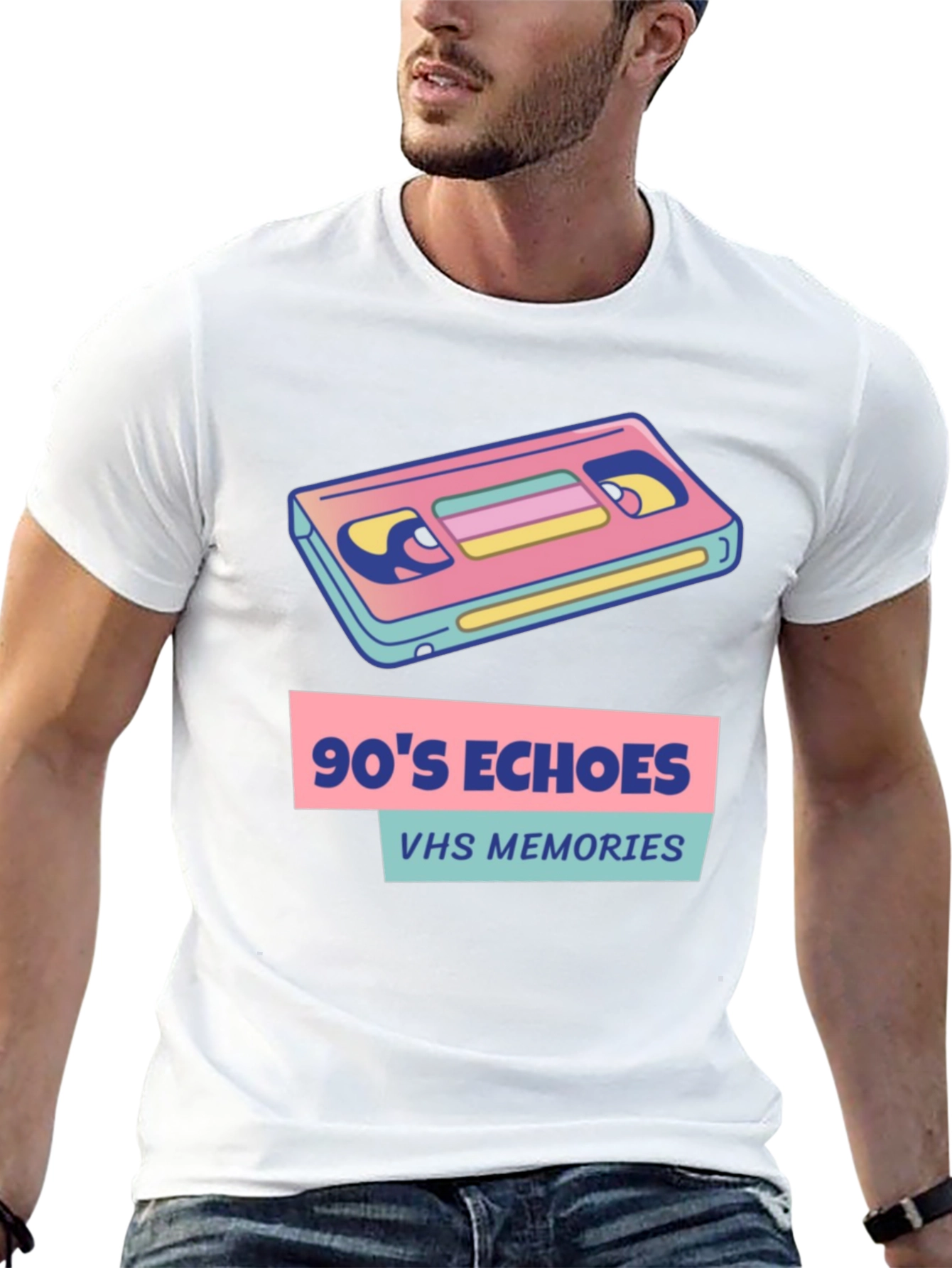 90s Echoes VHS Memories Graphic Tee