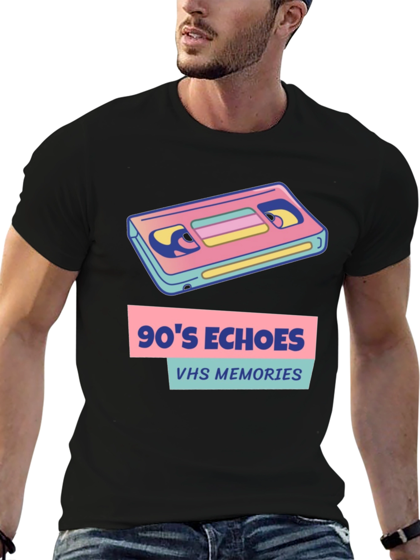 90s Echoes VHS Memories Graphic Tee