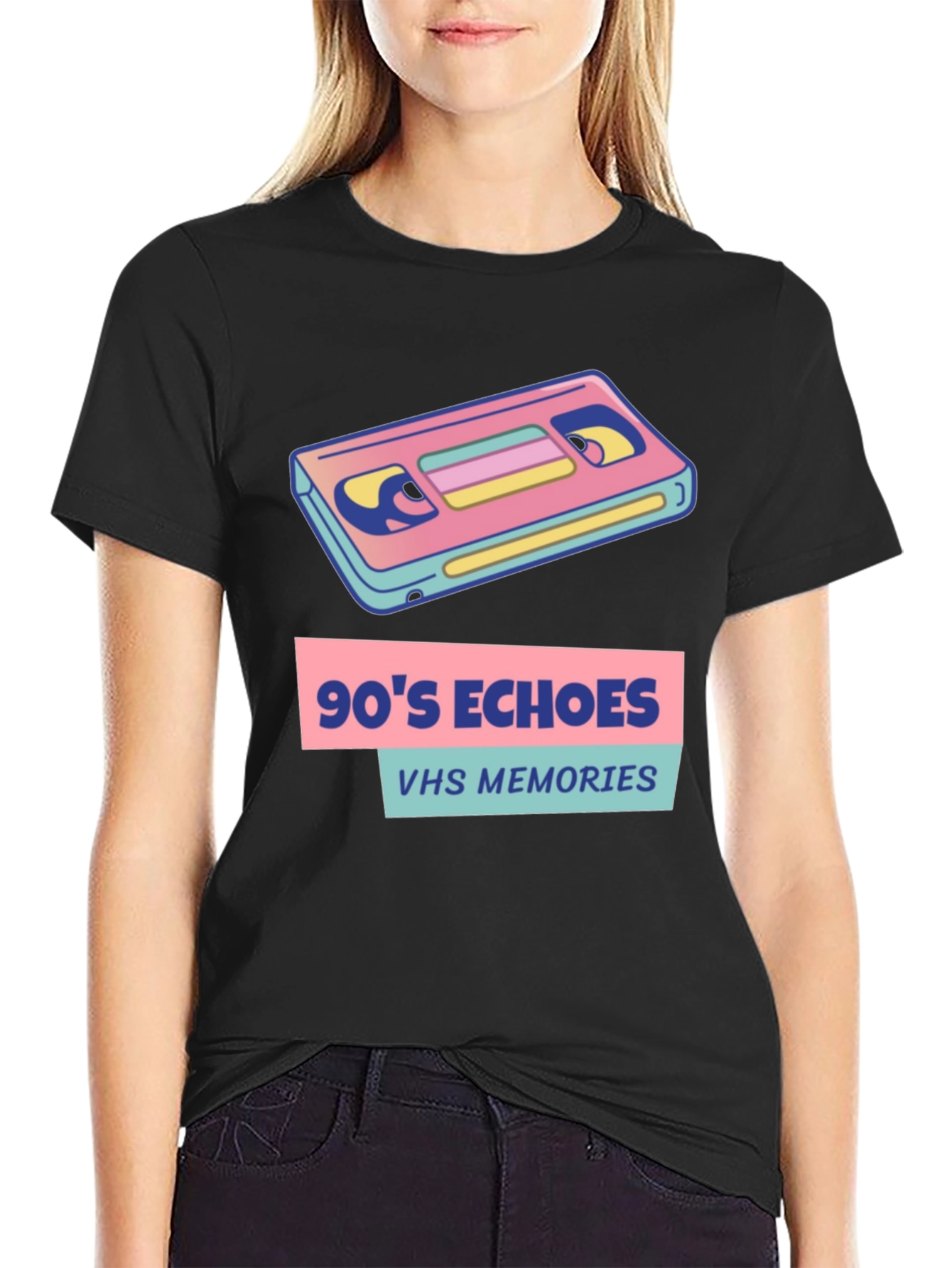90s Echoes VHS Memories Graphic Tee
