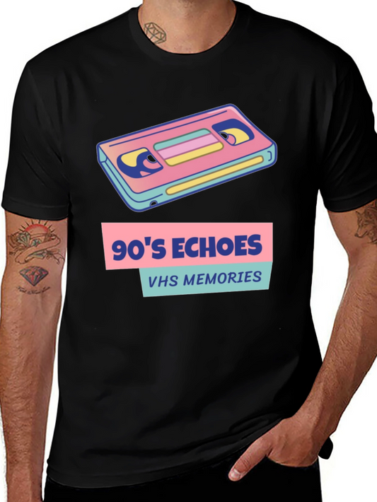 90s Echoes VHS Memories Graphic Tee