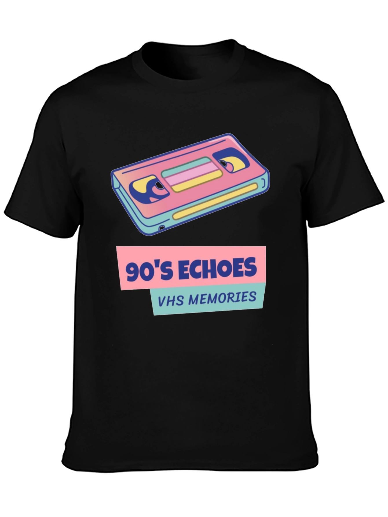 90s Echoes VHS Memories Graphic Tee