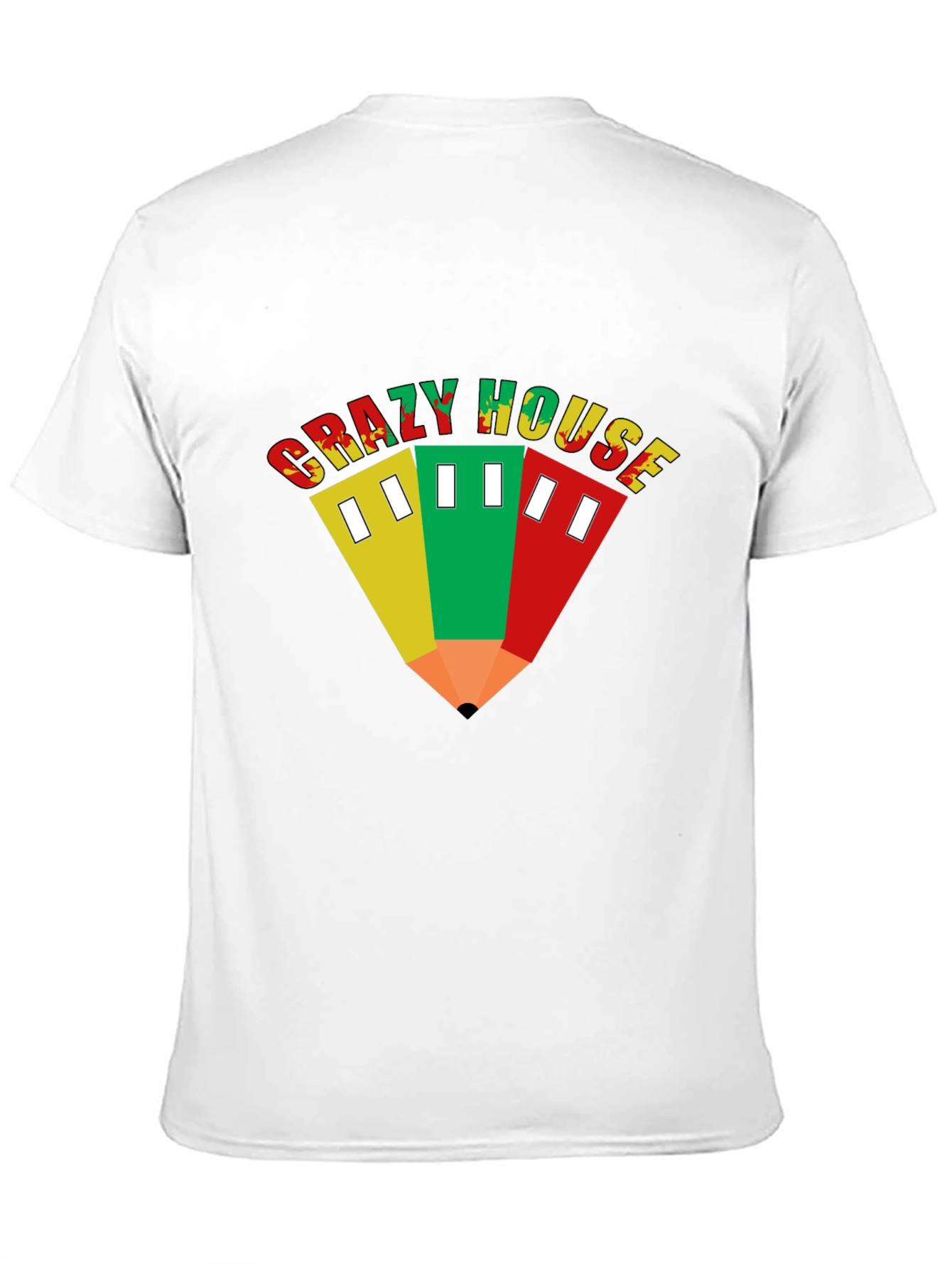Crazy House T-Shirt - Unique Graphic Tee