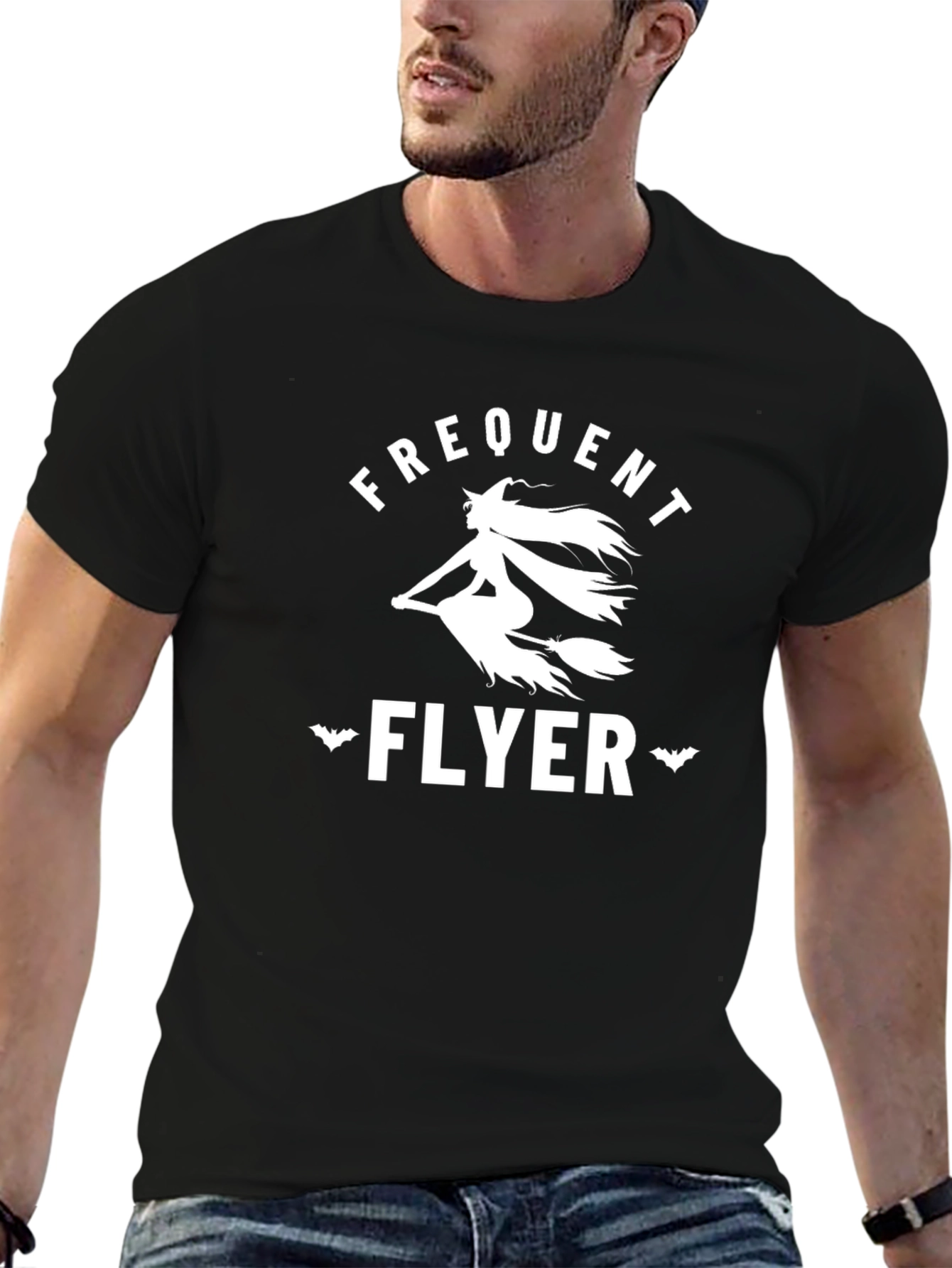 Frequent Flyer Witch Halloween T-Shirt