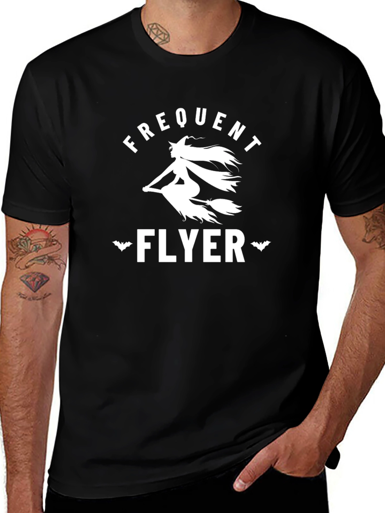 Frequent Flyer Witch Halloween T-Shirt