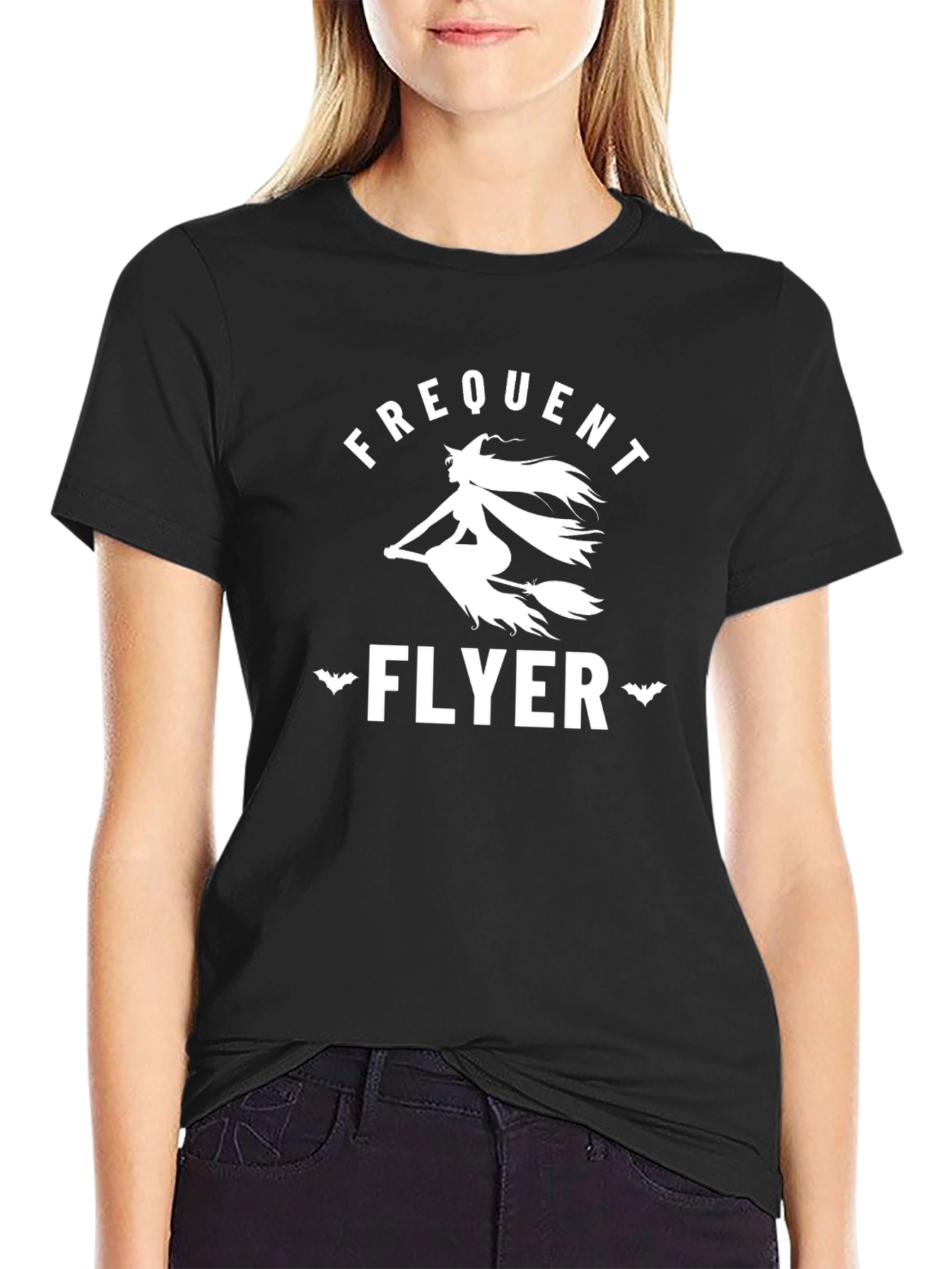 Frequent Flyer Witch Halloween T-Shirt