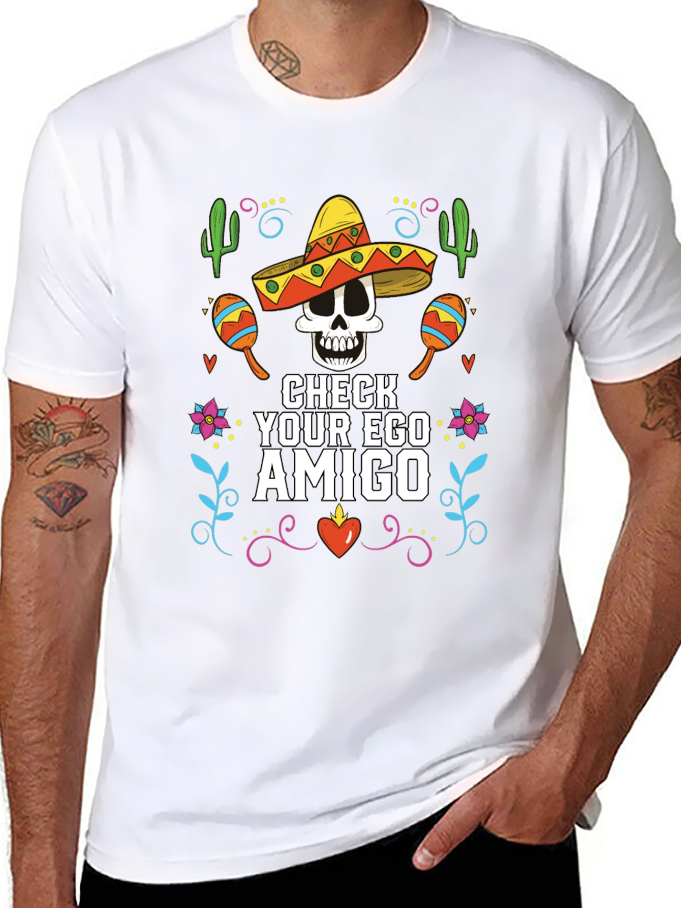 Check Your Ego Amigo T-Shirt - Cinco de Mayo