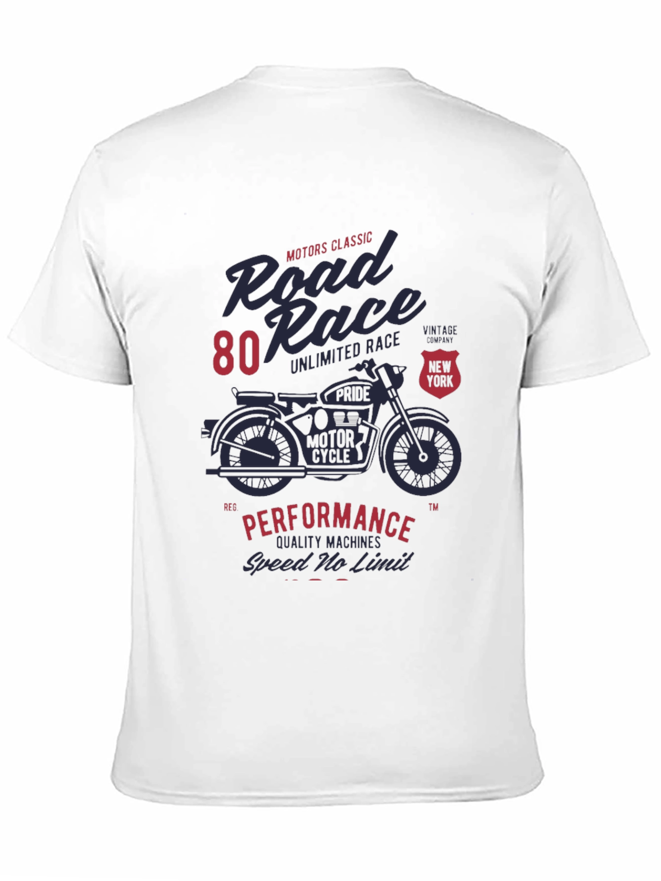 Road Race Motorcycle Graphic T-Shirt