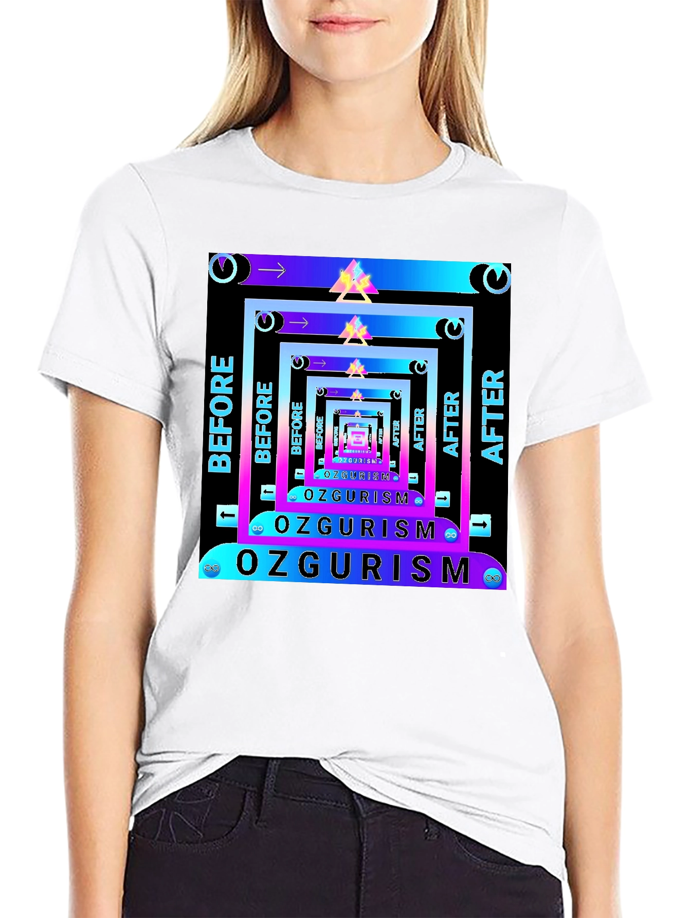 Ozgurism Before After Graphic T-Shirt