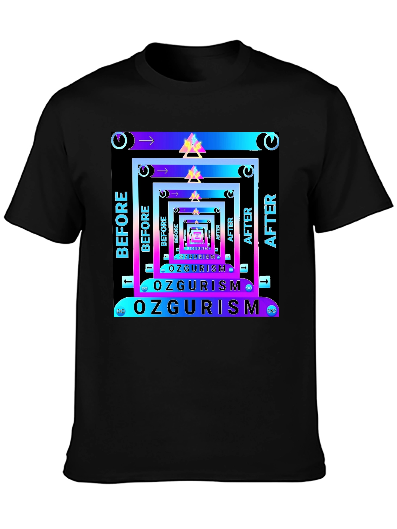 Ozgurism Before After Graphic T-Shirt