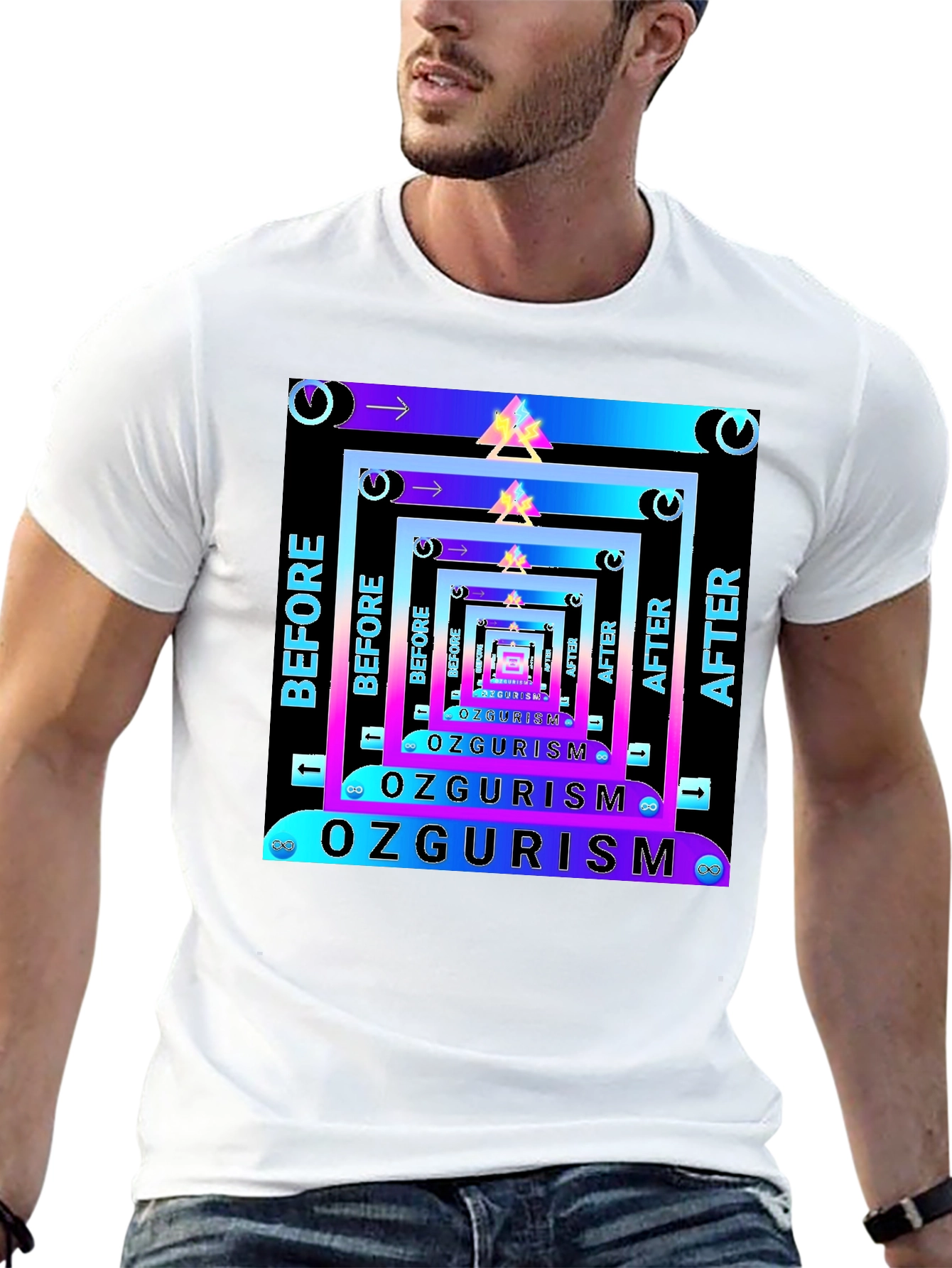 Ozgurism Before After Graphic T-Shirt