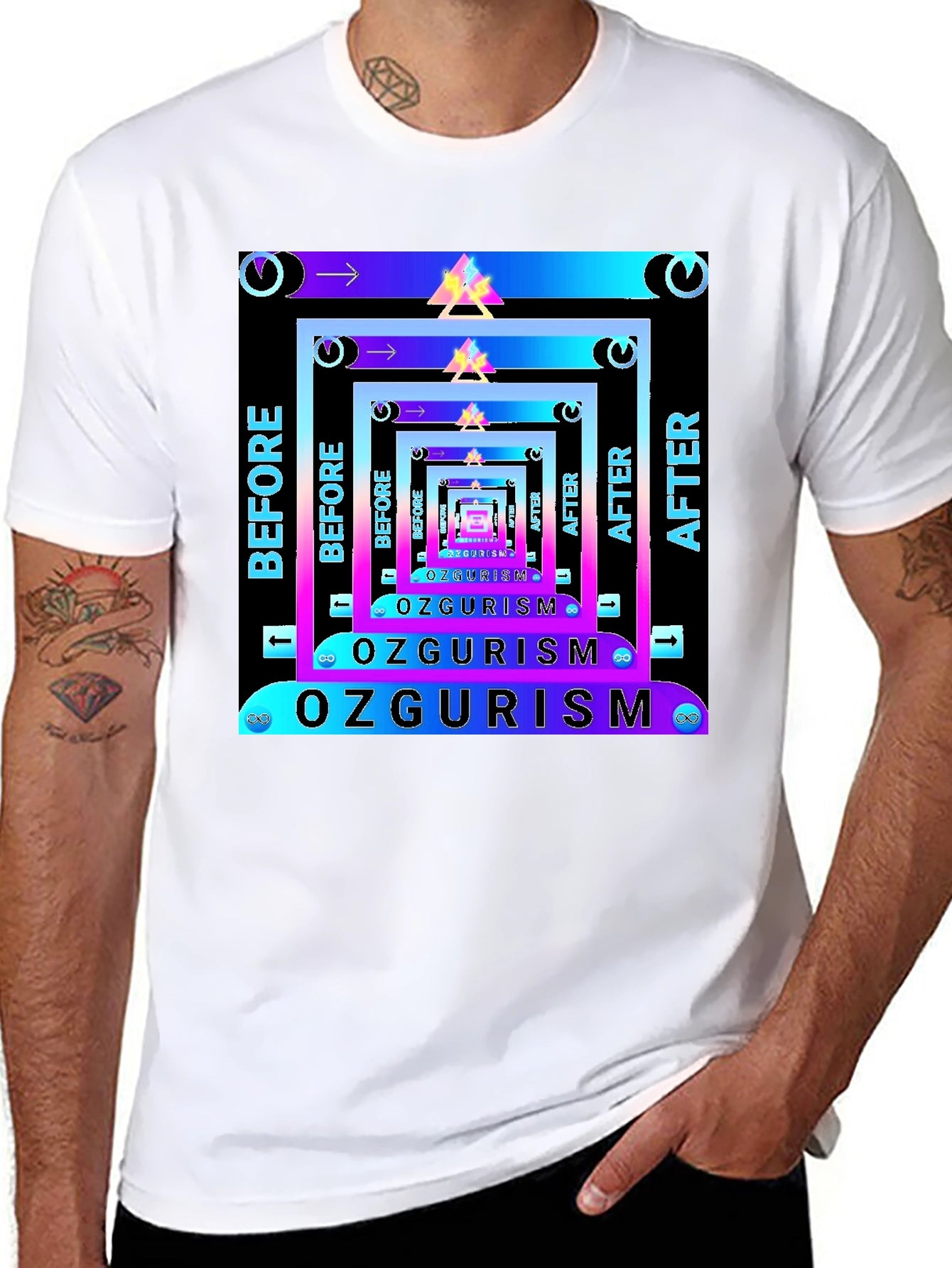 Ozgurism Before After Graphic T-Shirt