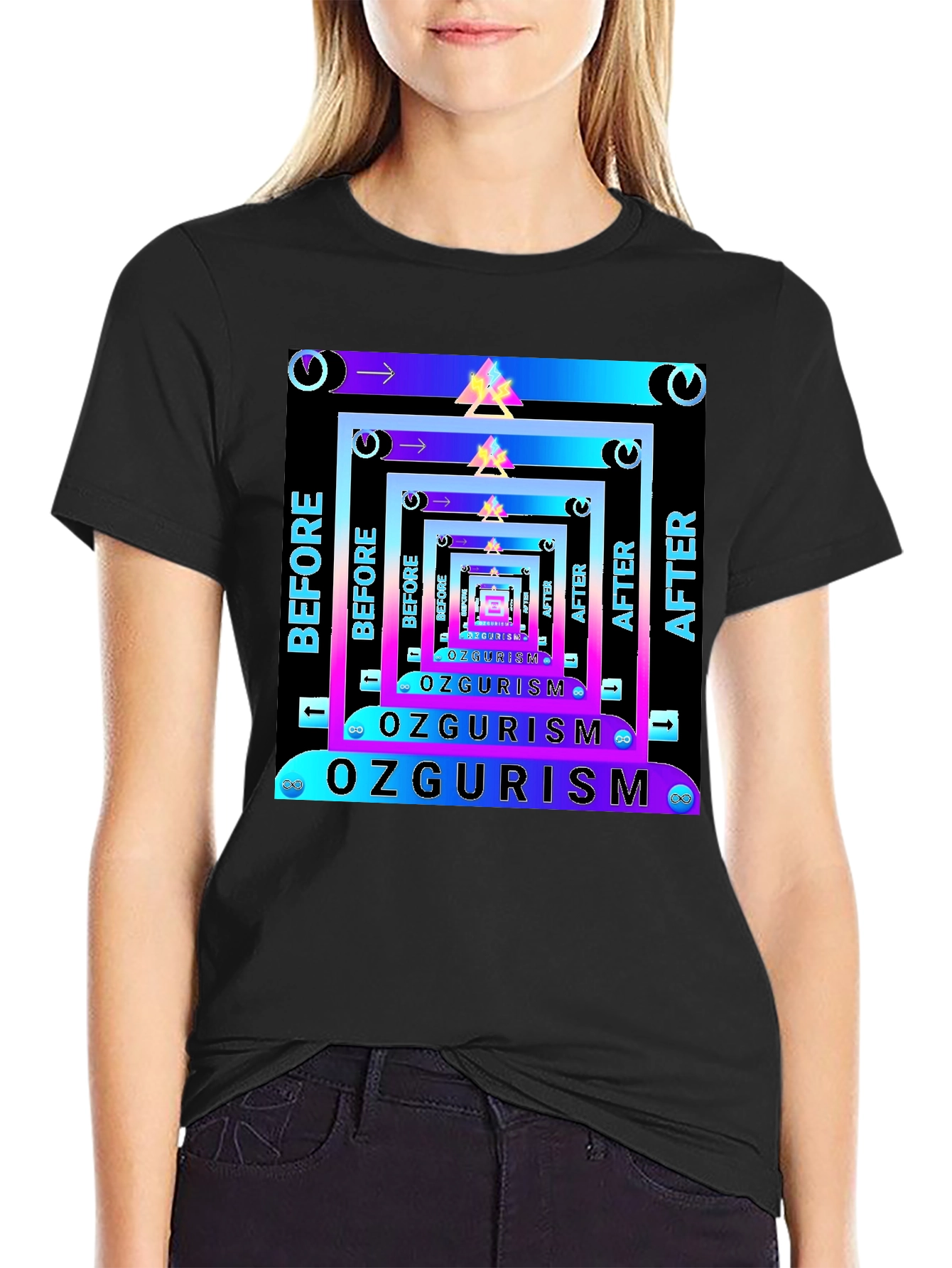 Ozgurism Before After Graphic T-Shirt