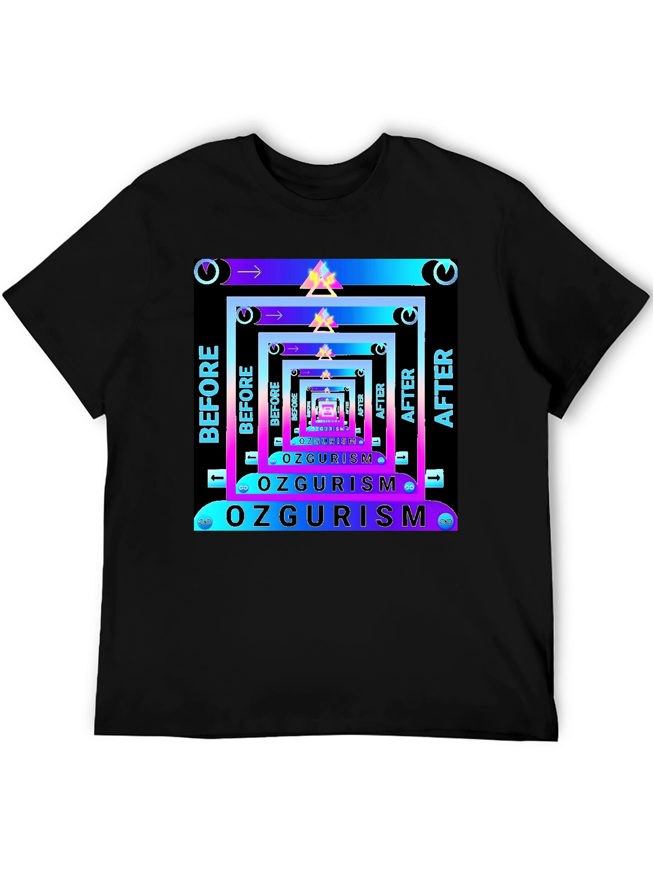 Ozgurism Before After Graphic T-Shirt