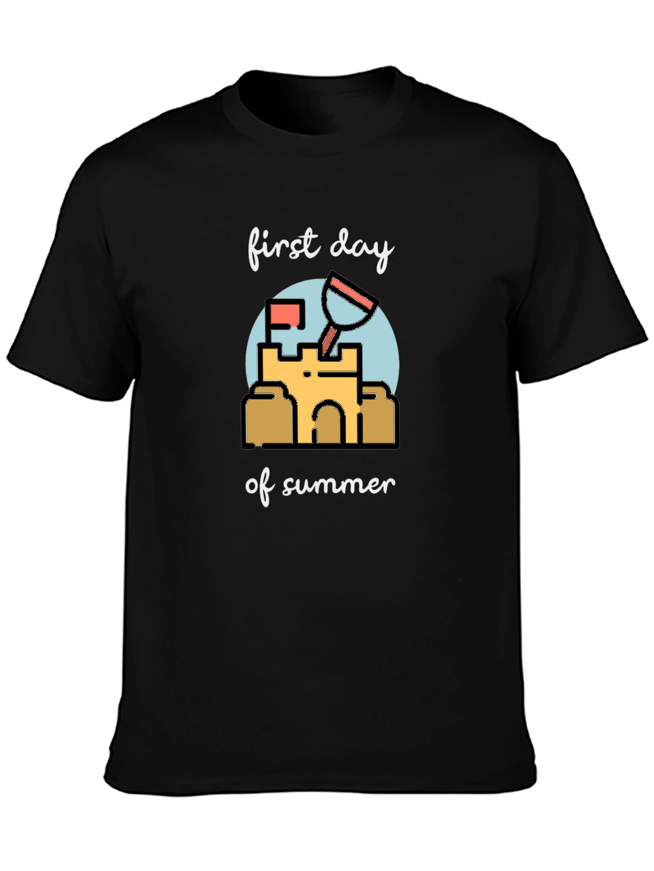 First Day of Summer T-Shirt - Black