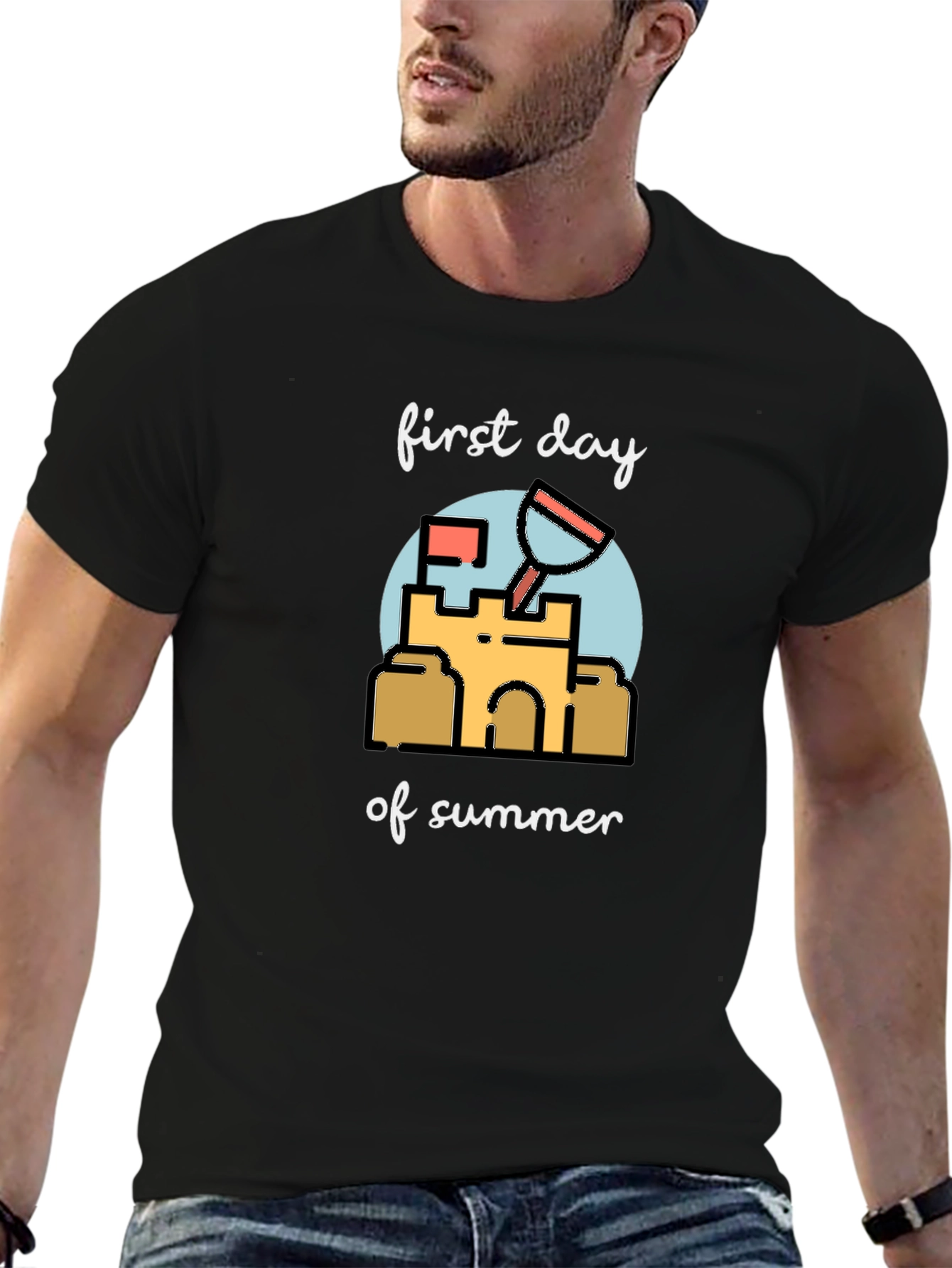 First Day of Summer T-Shirt - Black
