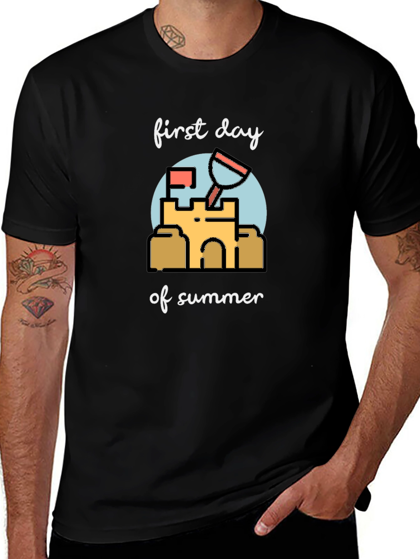 First Day of Summer T-Shirt - Black