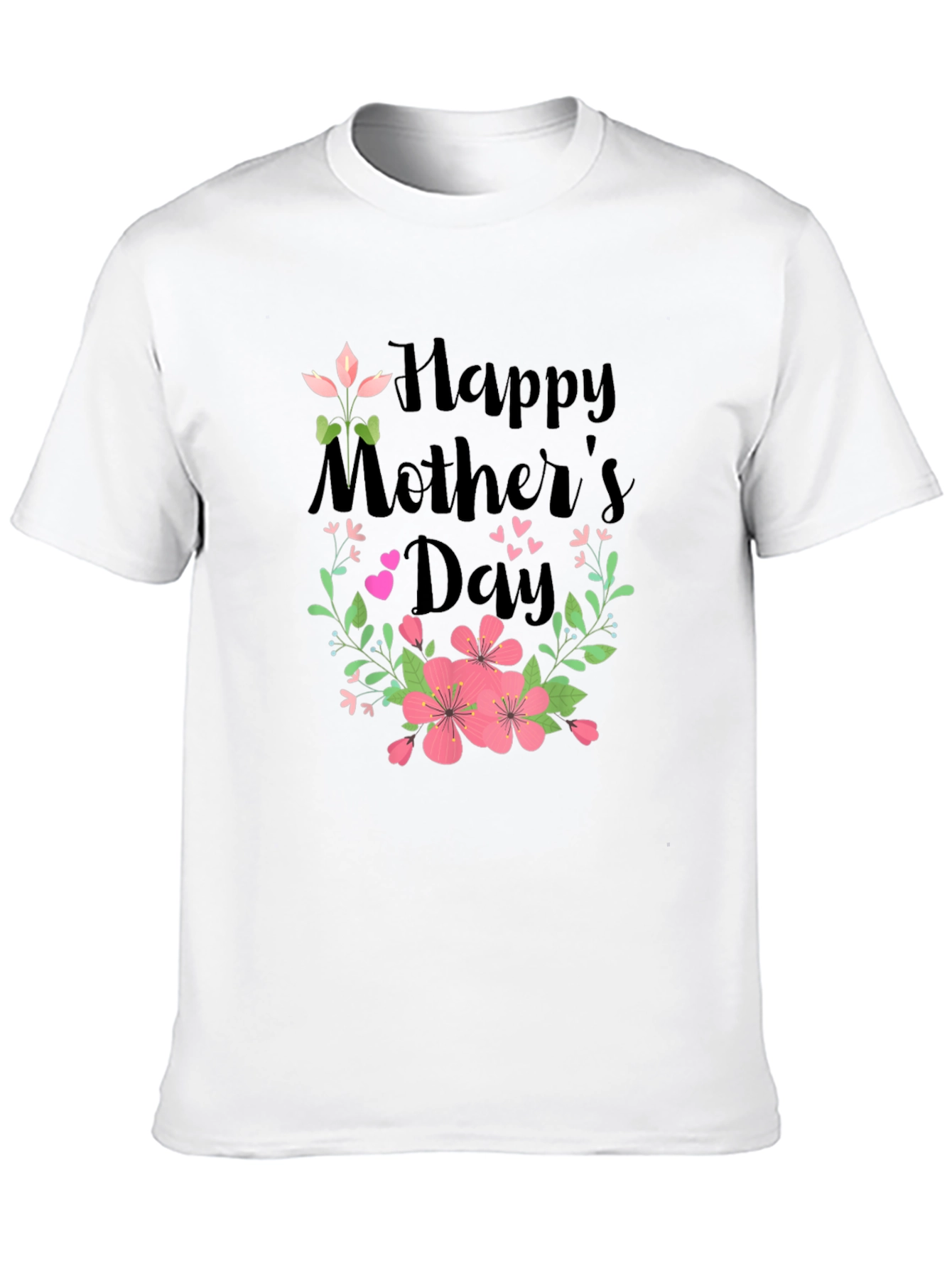 Happy Mothers Day Floral T-Shirt