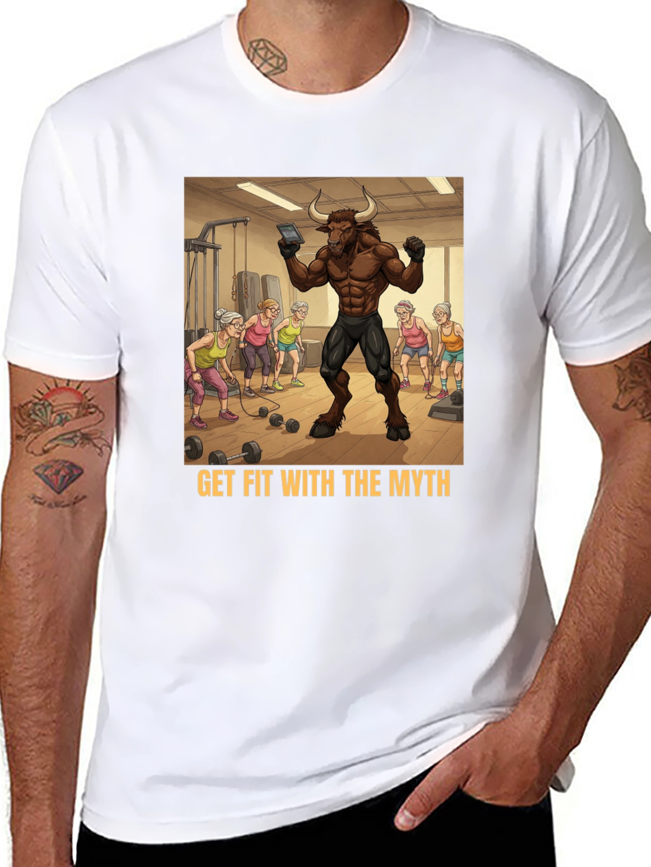 Get Fit With The Myth Tee