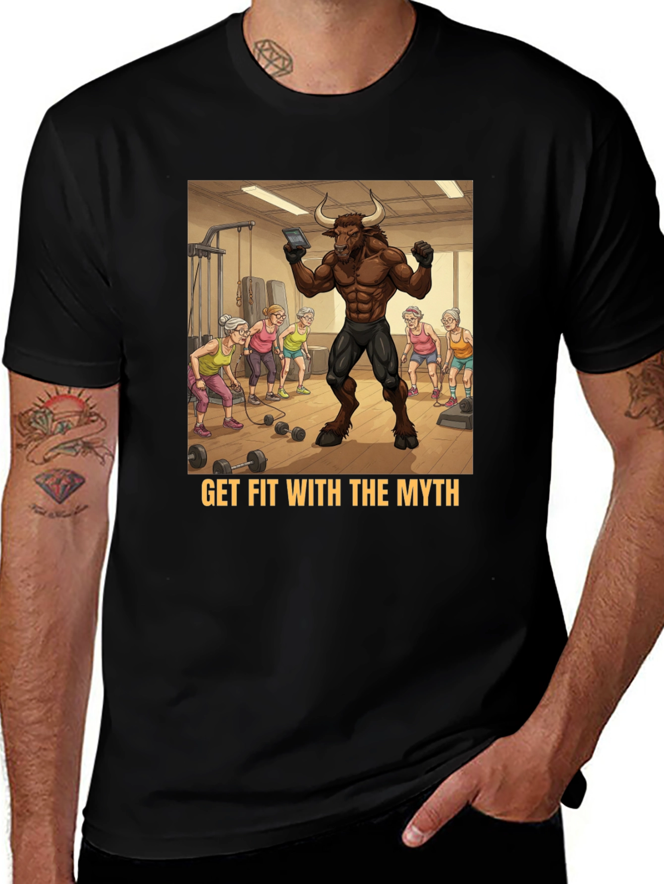 Get Fit With The Myth Tee