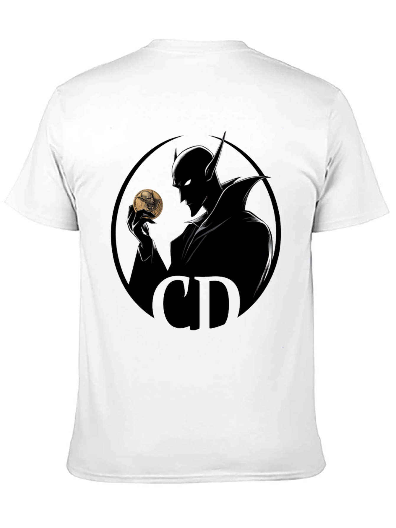 Mystic Coin T-Shirt - Shadowy Design