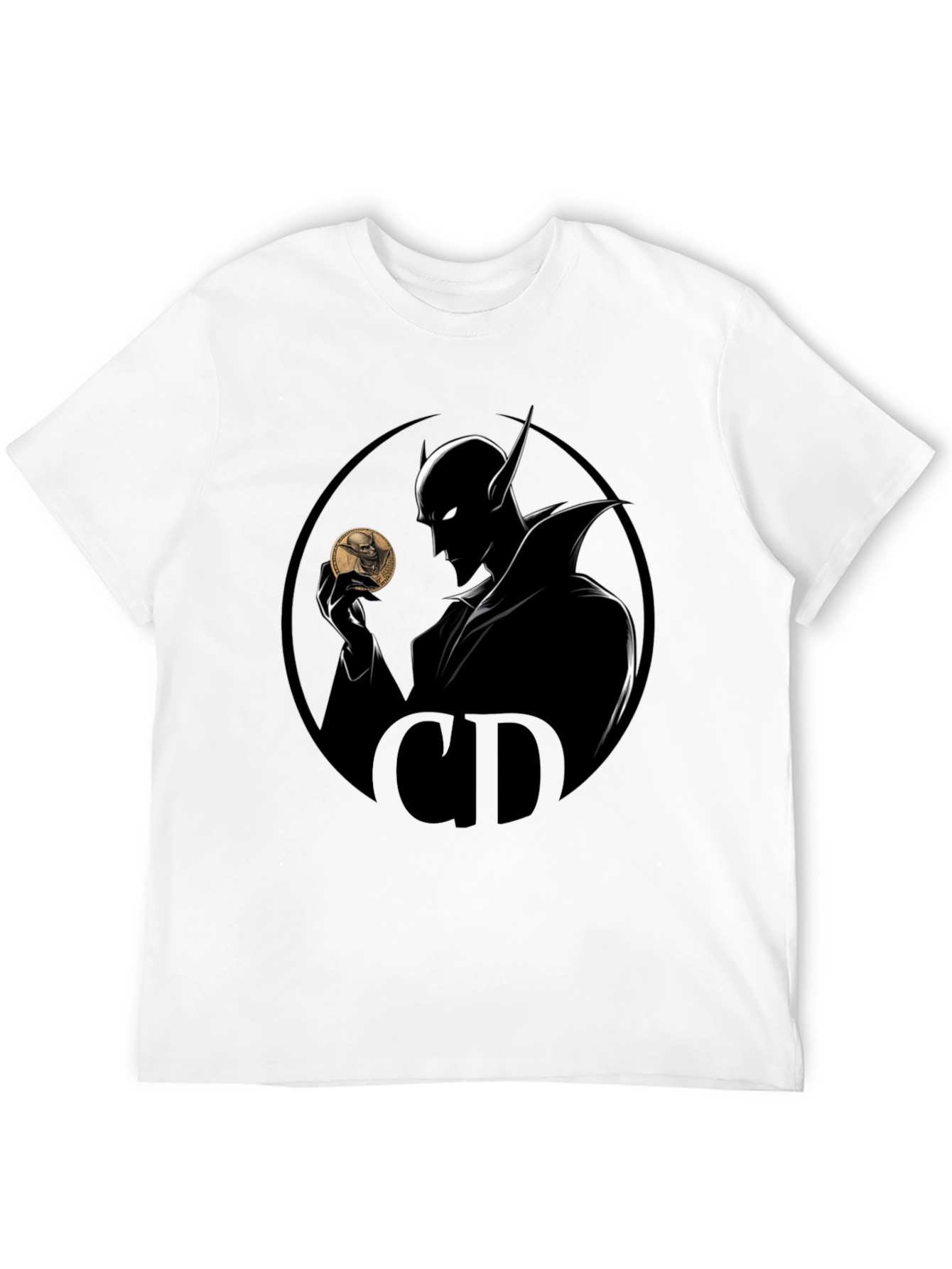 Mystic Coin T-Shirt - Shadowy Design