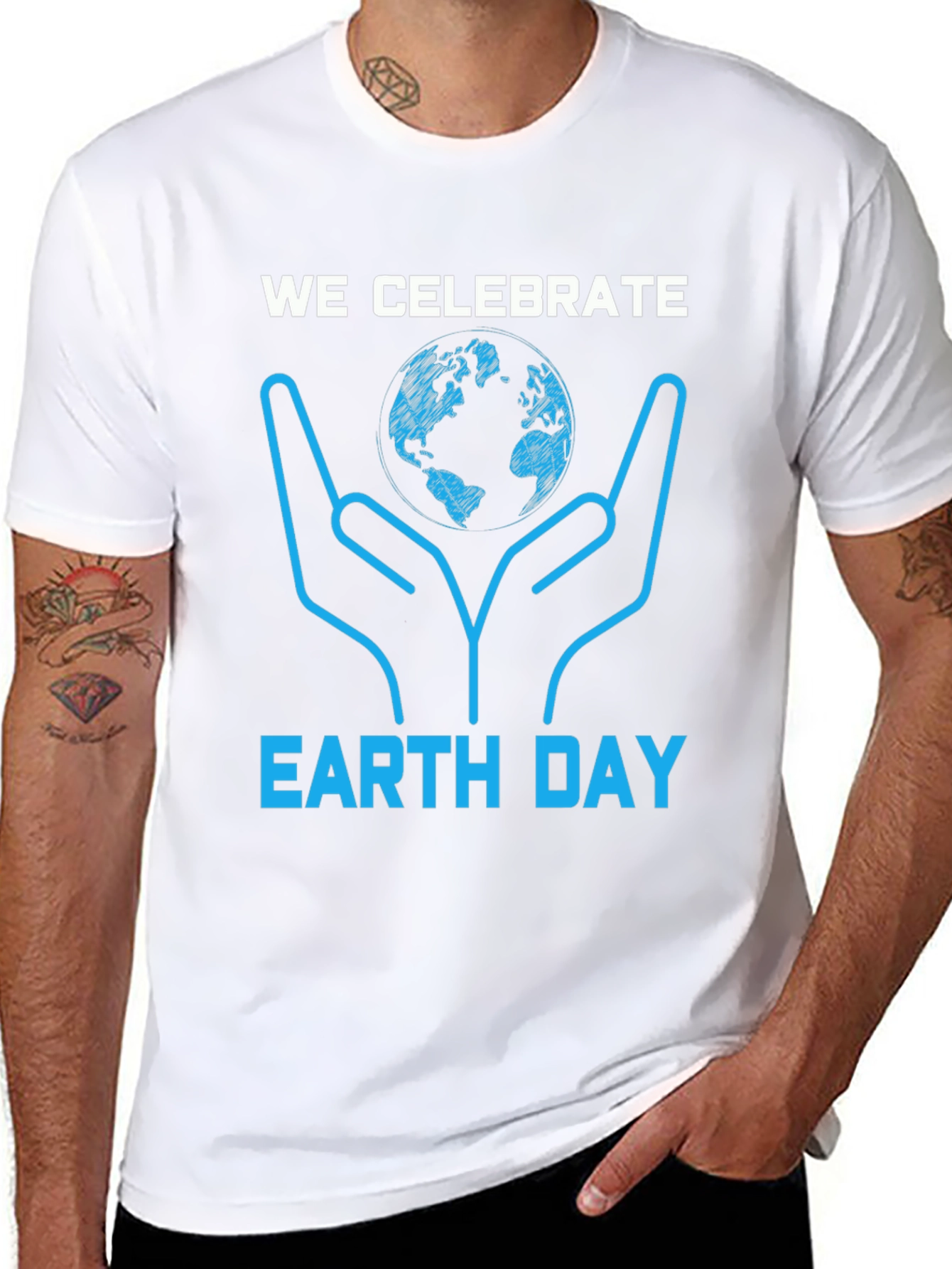 Celebrate Earth Day T-Shirt - Black