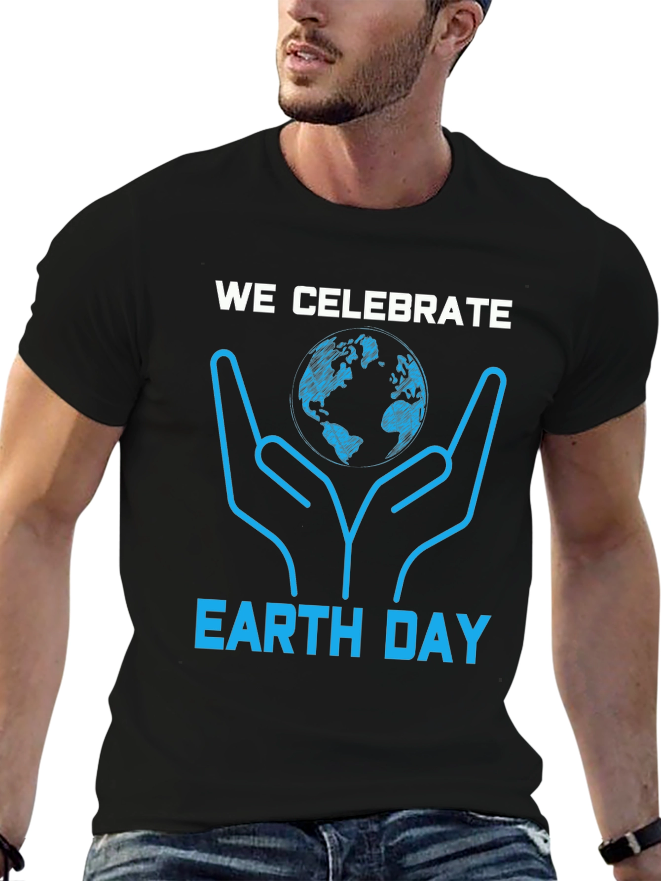 Celebrate Earth Day T-Shirt - Black