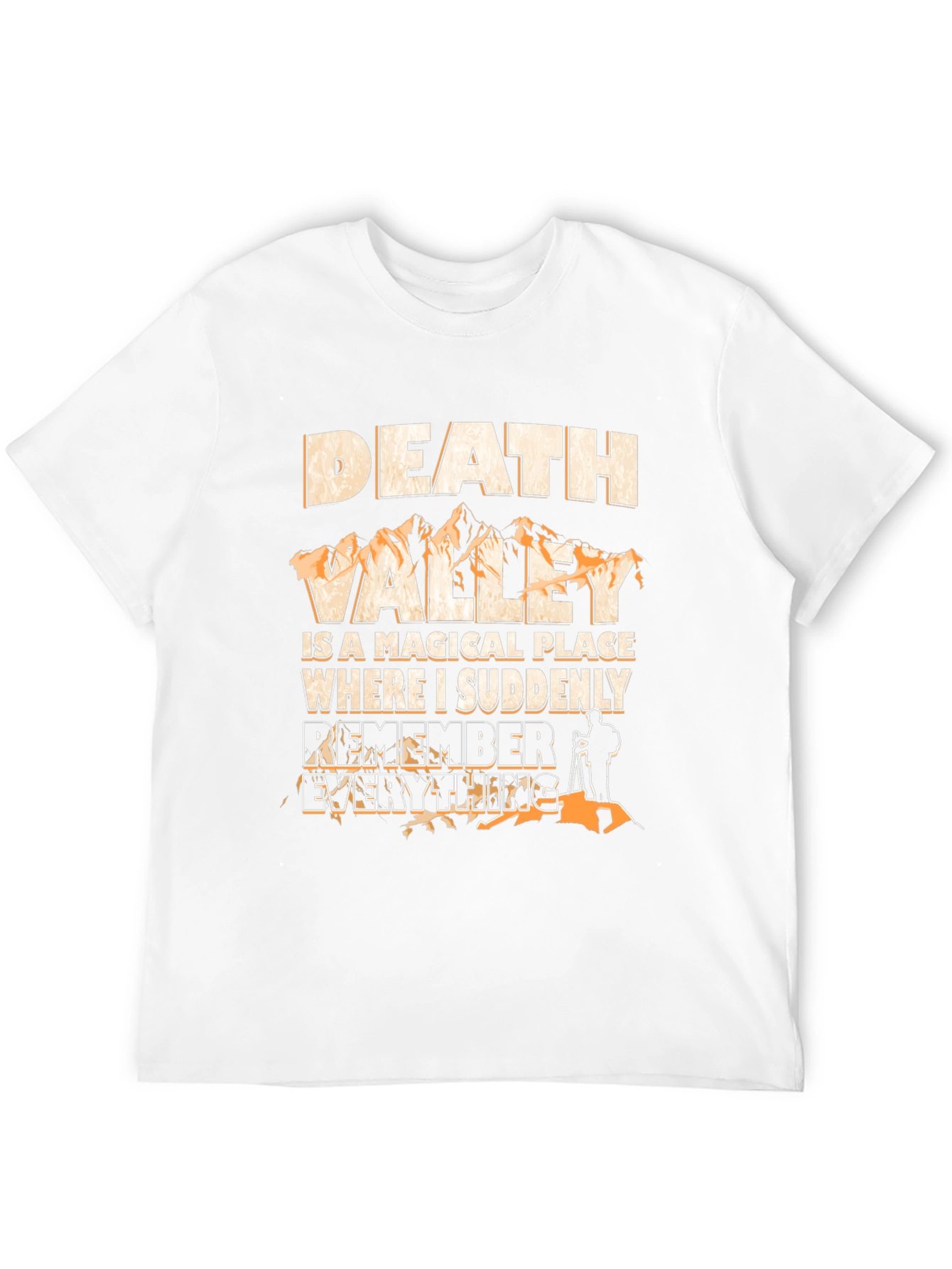 Death Valley Magical Place Mens Black T-Shirt