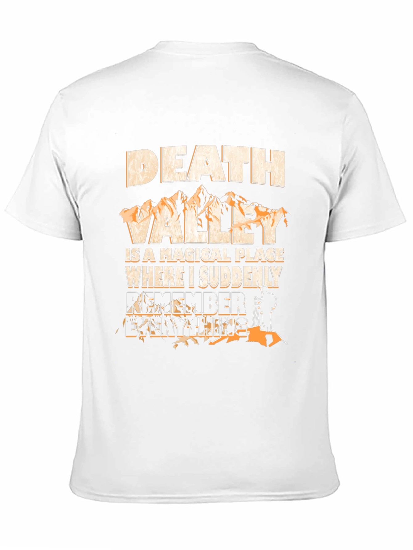 Death Valley Magical Place Mens Black T-Shirt