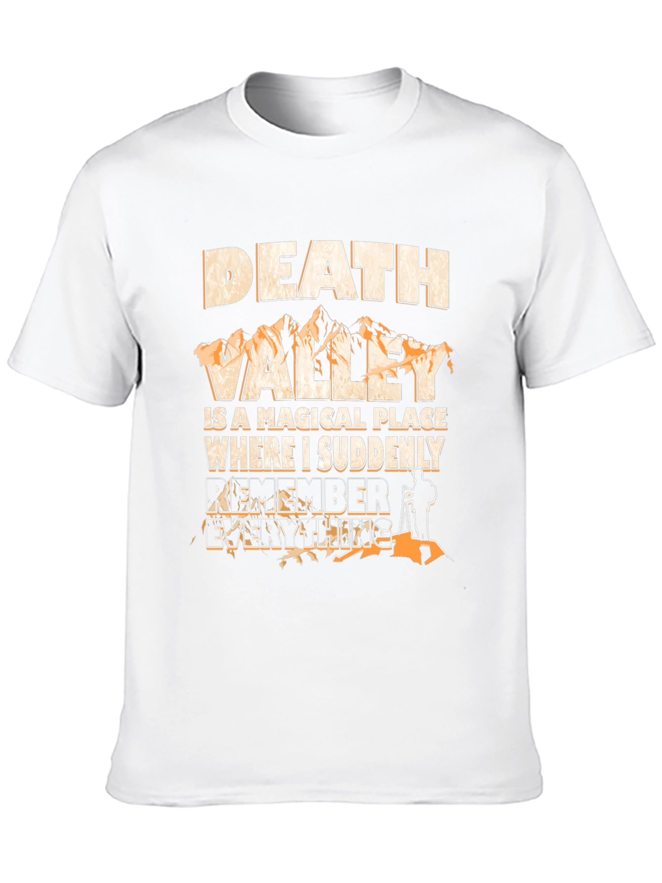 Death Valley Magical Place Mens Black T-Shirt