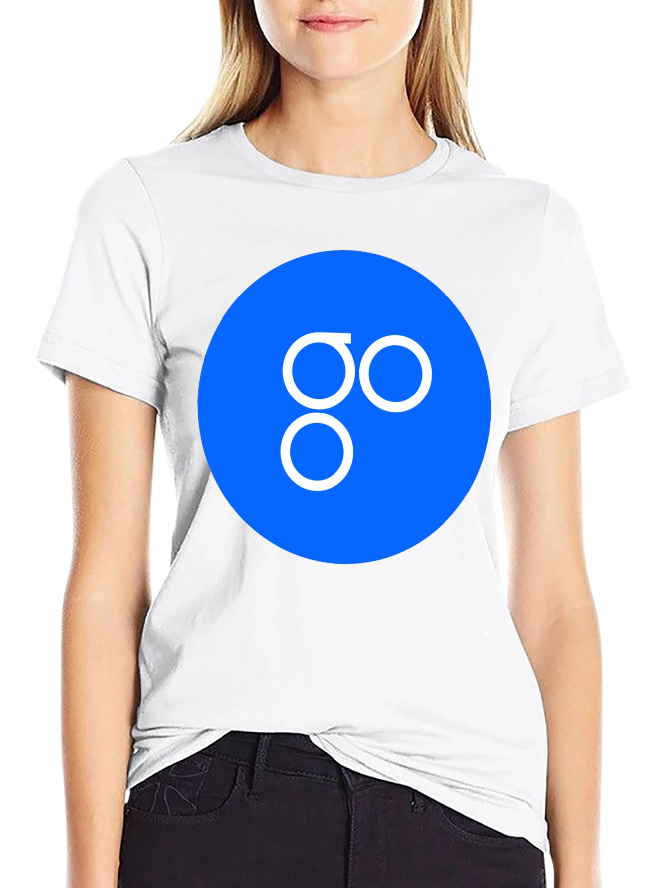 Abstract Logo Graphic Tee - Mens Black T-Shirt