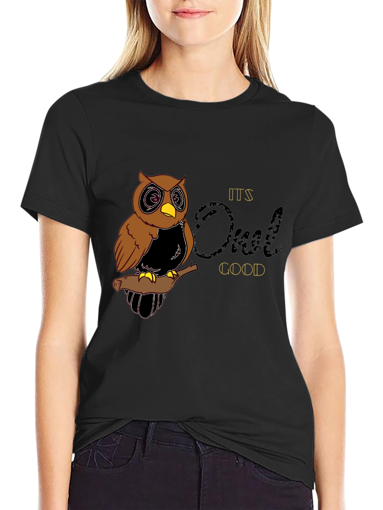Its Owl Good T-Shirt - Funny Owl Graphic Tee
