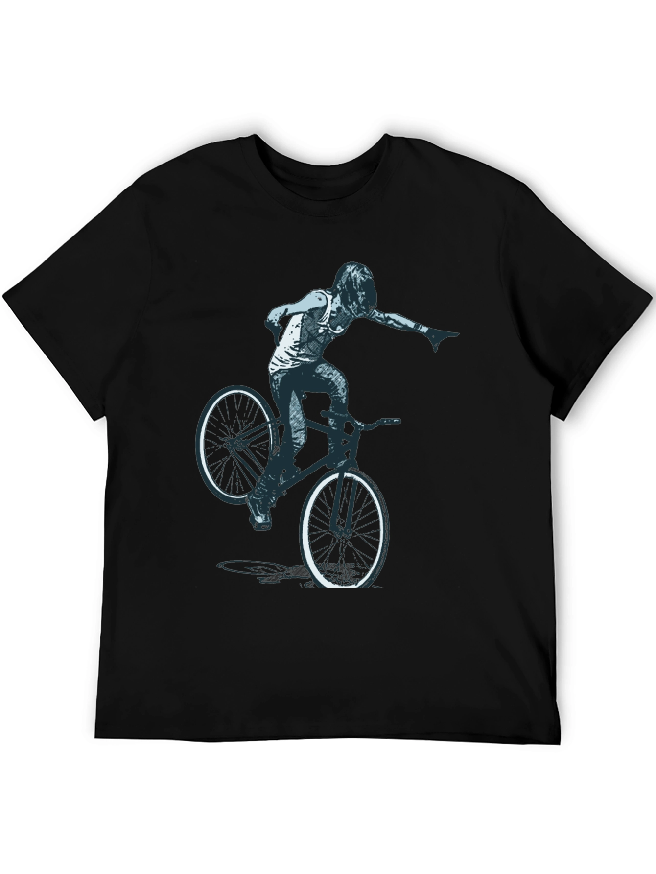 BMX Rider Graphic Tee - Cool Design!