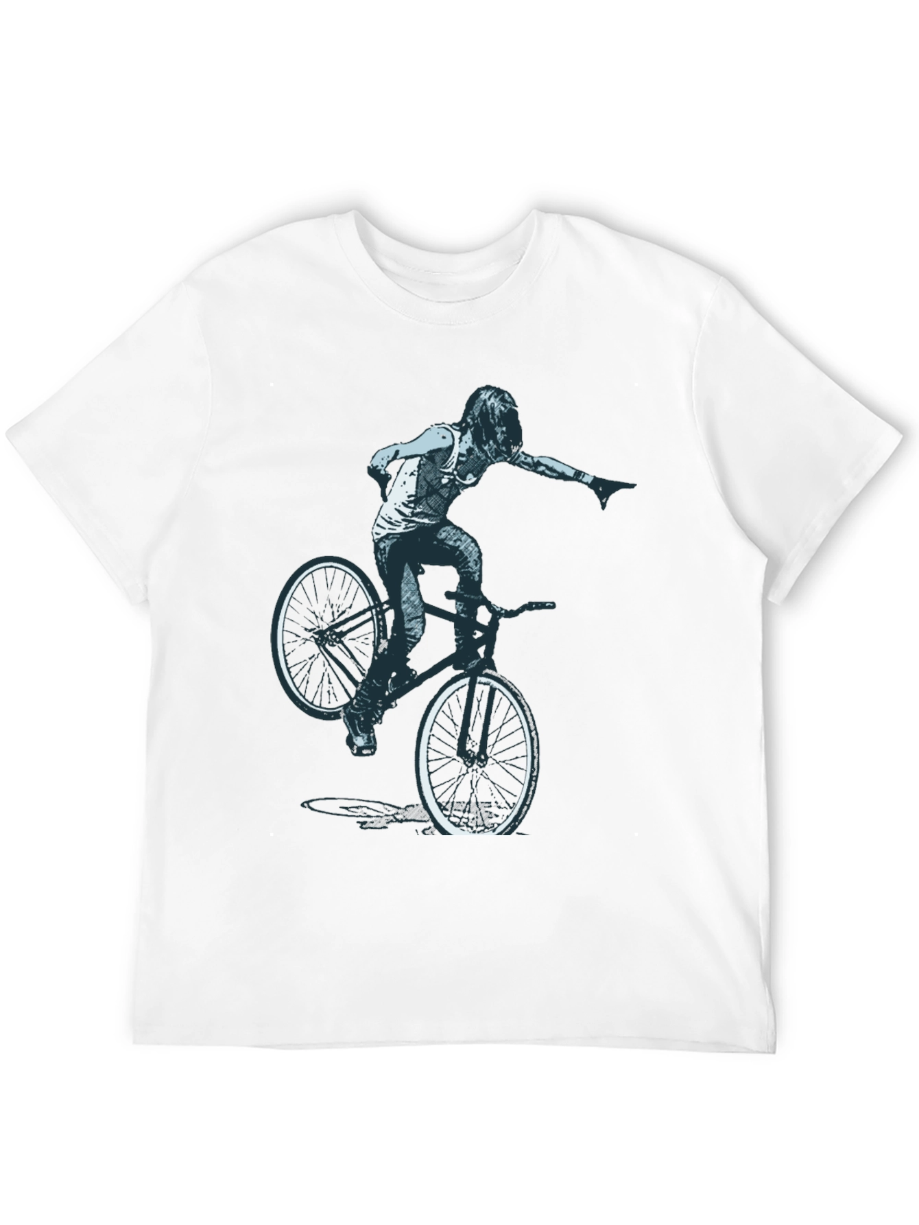 BMX Rider Graphic Tee - Cool Design!