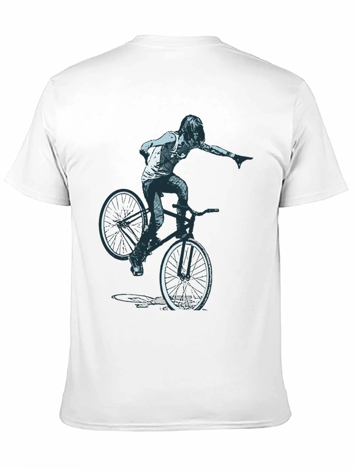 BMX Rider Graphic Tee - Cool Design!