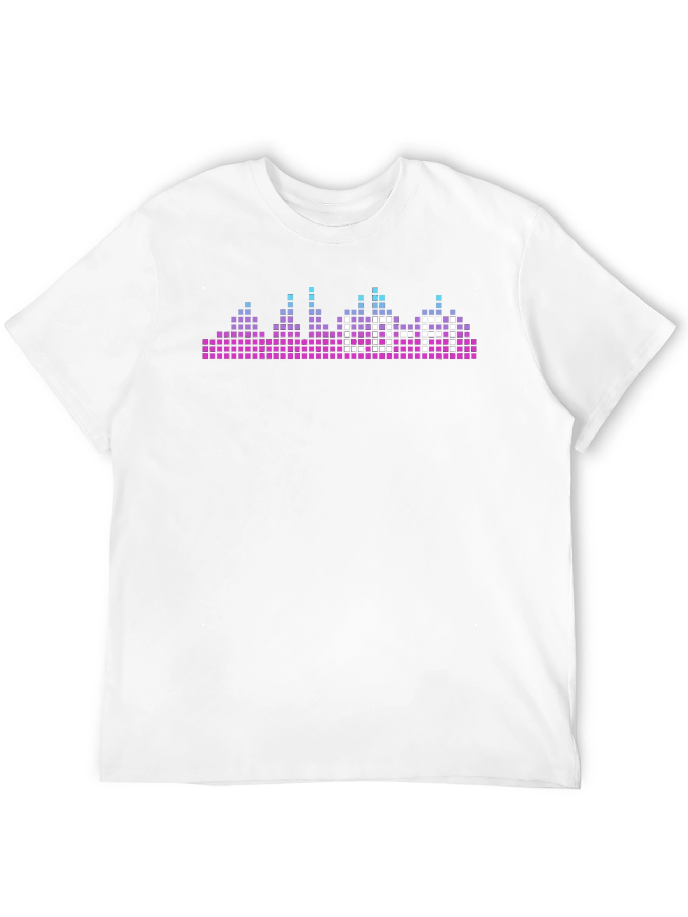 Pixel Skyline Graphic Tee - Black