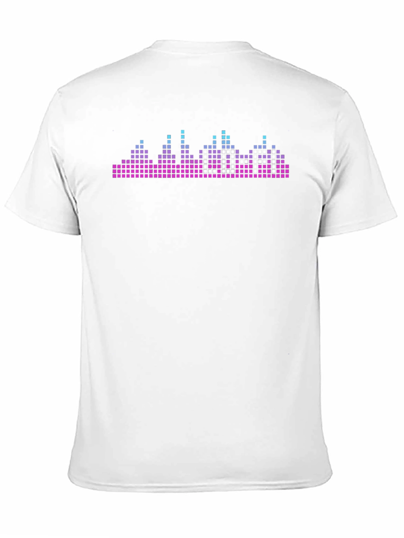 Pixel Skyline Graphic Tee - Black