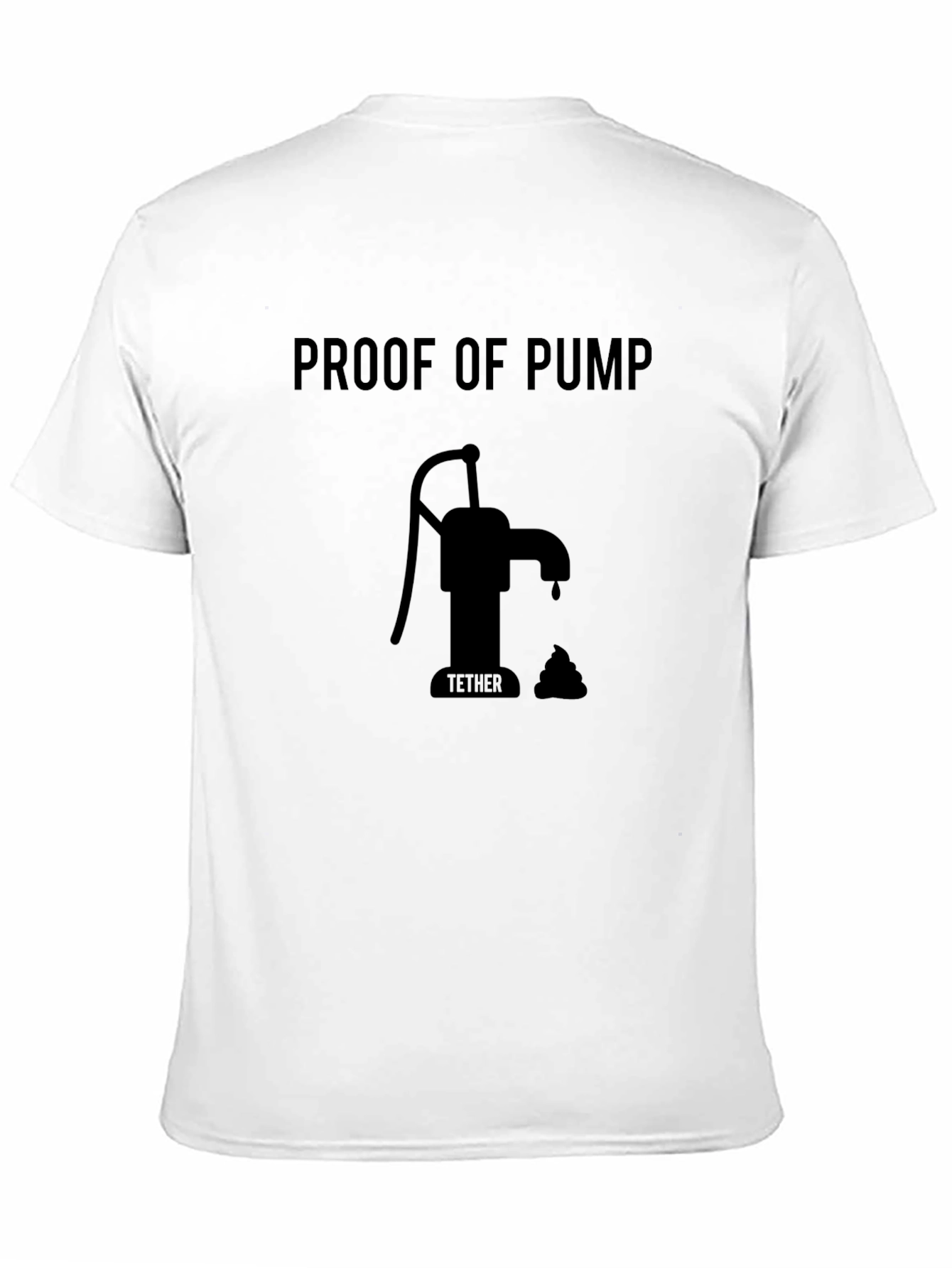 Proof of Pump Black T-Shirt Funny Crypto Tee