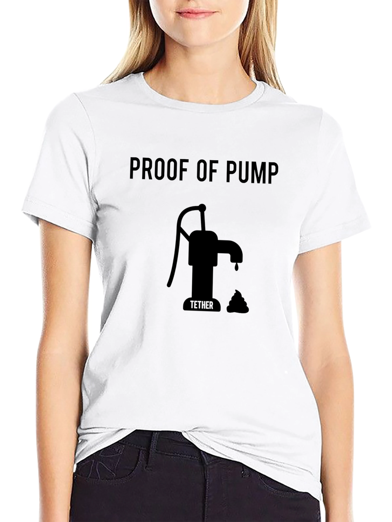 Proof of Pump Black T-Shirt Funny Crypto Tee