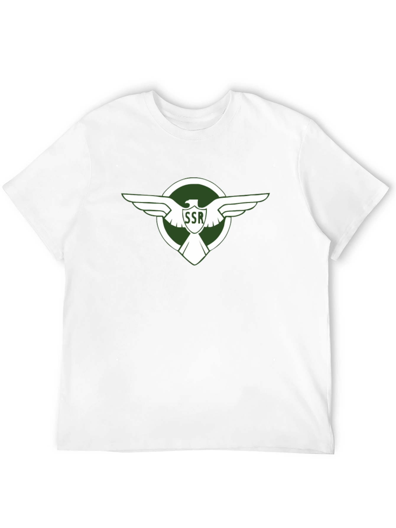 Retro SSR Eagle Emblem Black T-Shirt
