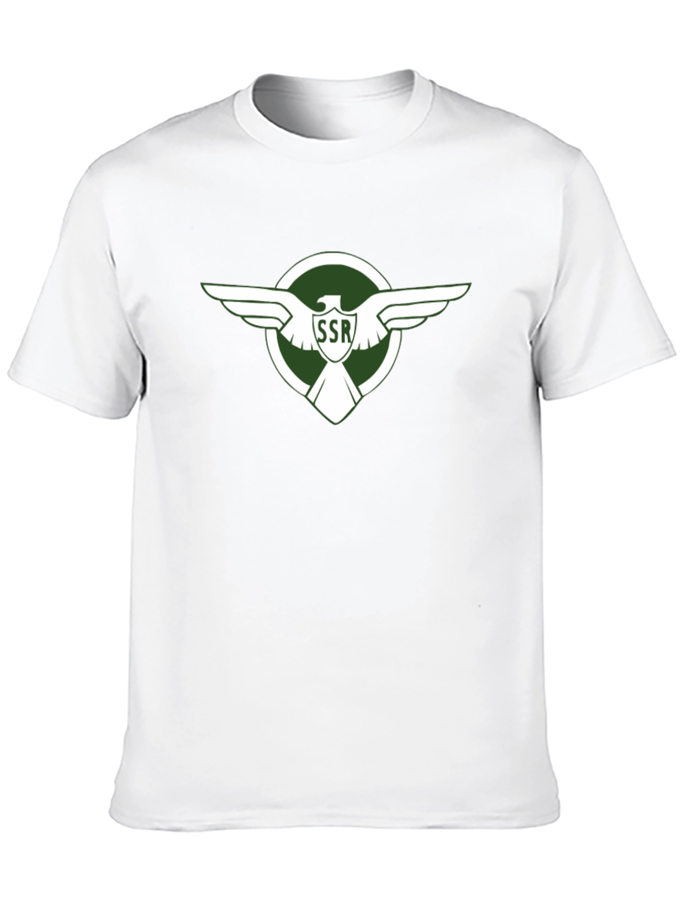 Retro SSR Eagle Emblem Black T-Shirt
