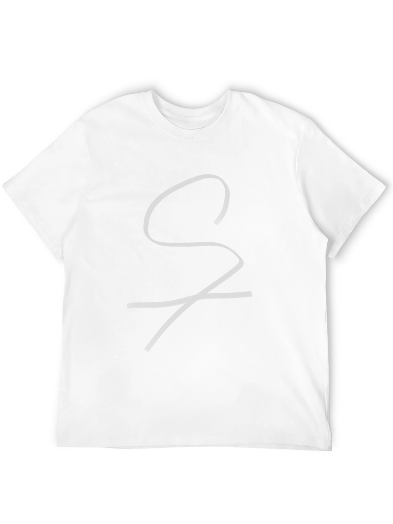 Abstract Graphic Print Black T-Shirt