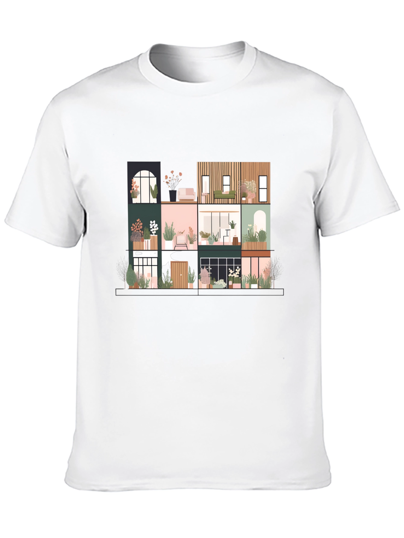 Urban Living T-Shirt - Stylish City Home Design