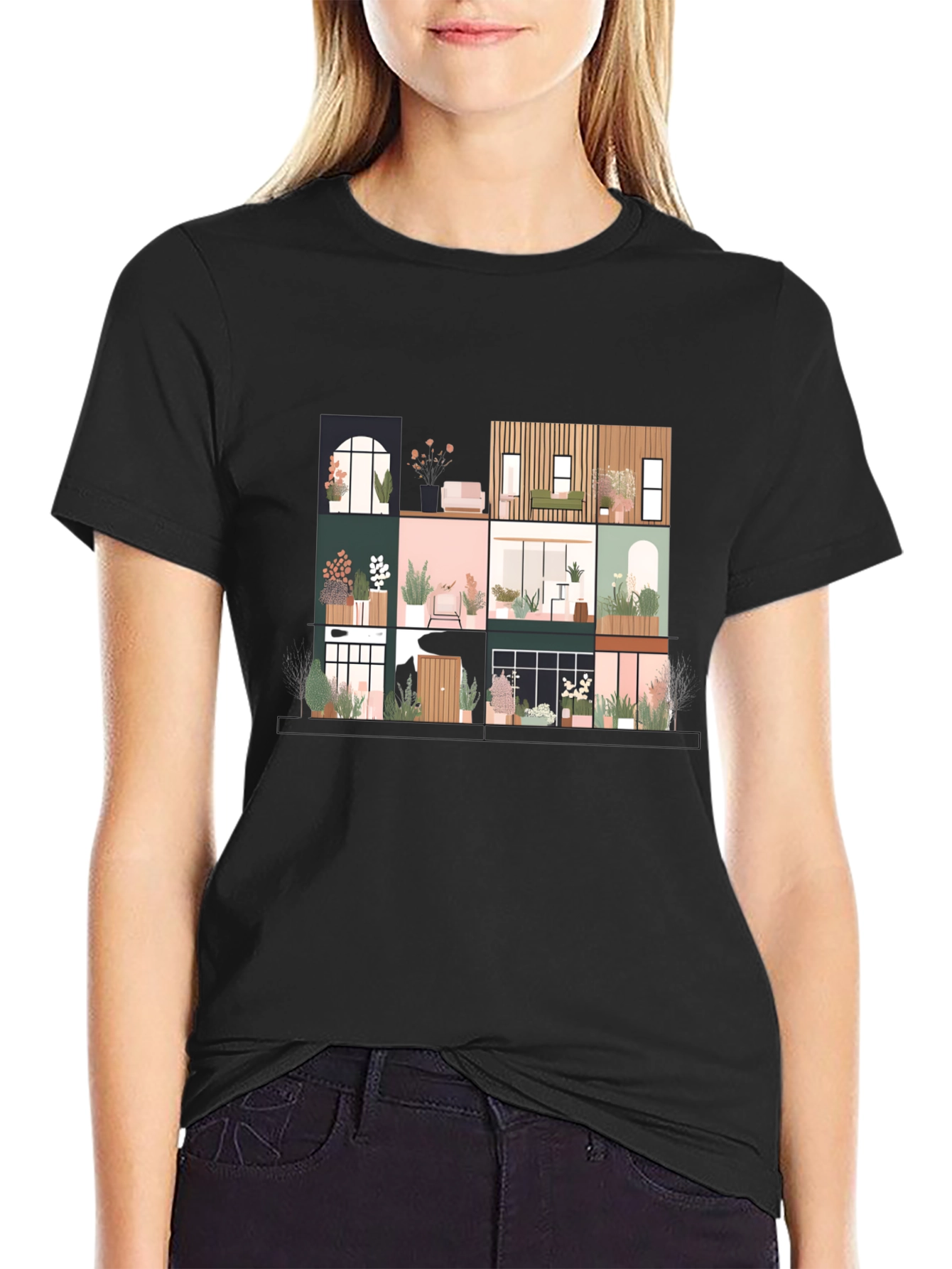 Urban Living T-Shirt - Stylish City Home Design