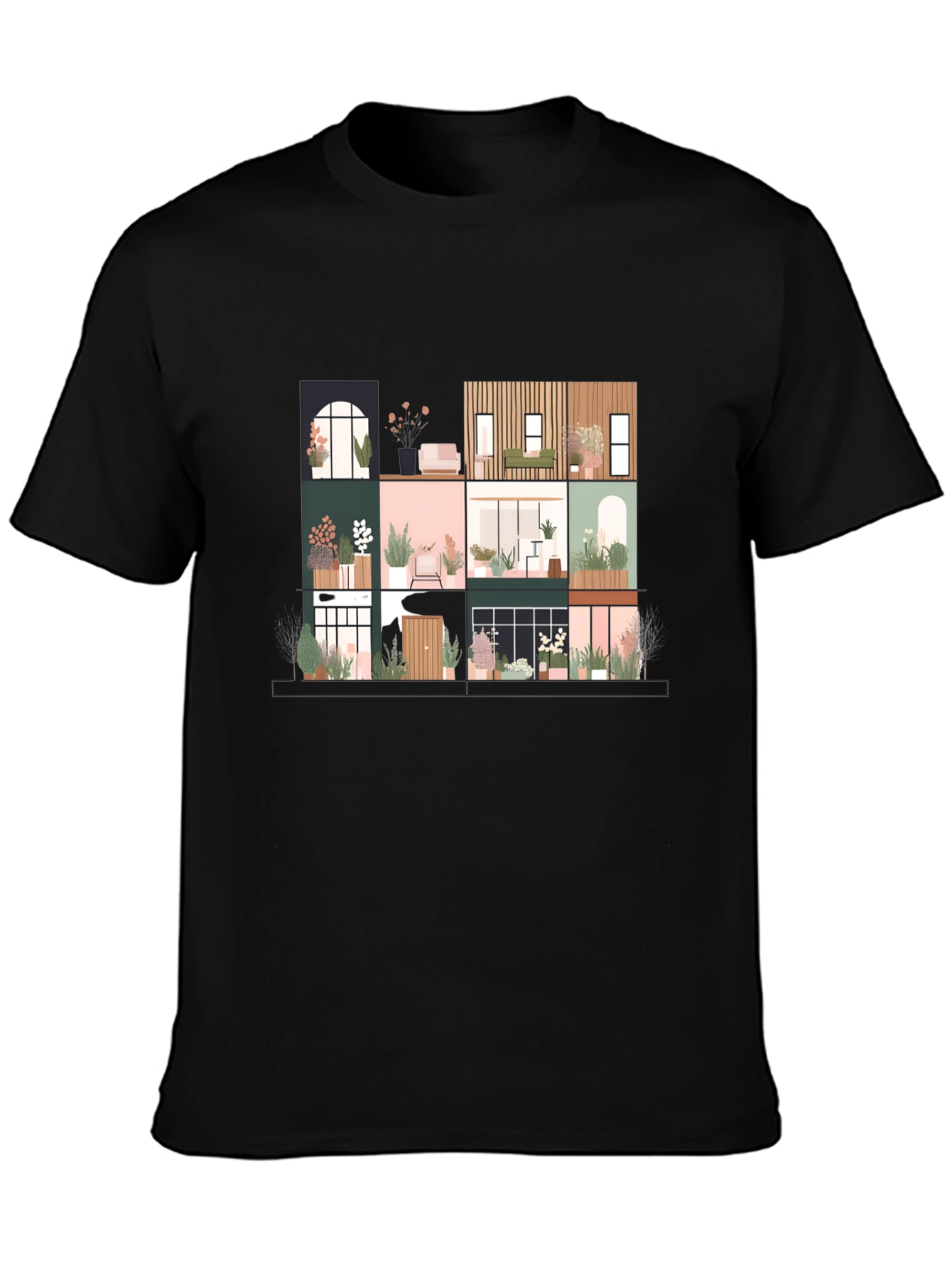 Urban Living T-Shirt - Stylish City Home Design