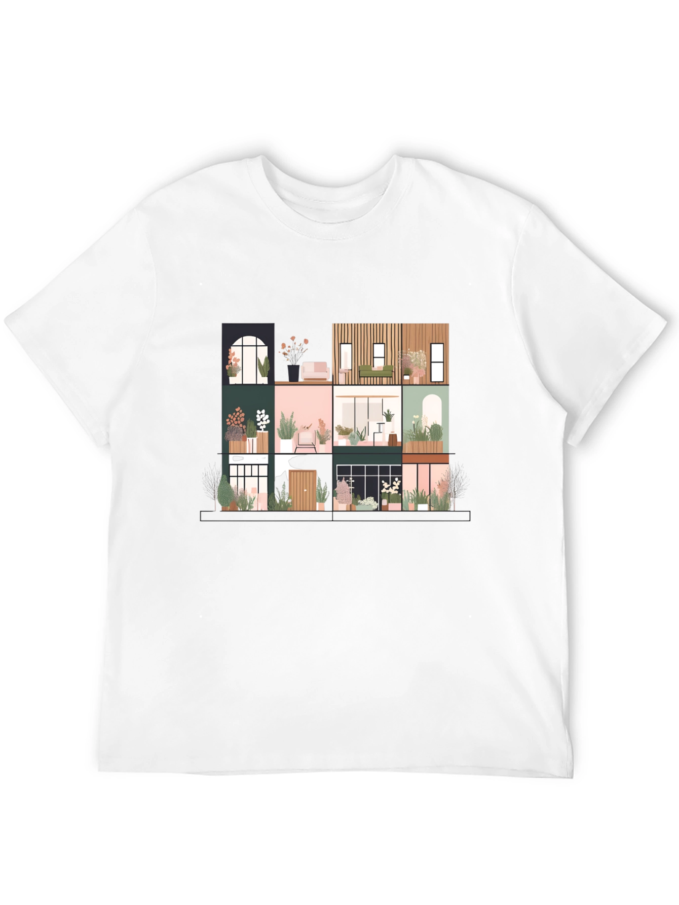 Urban Living T-Shirt - Stylish City Home Design